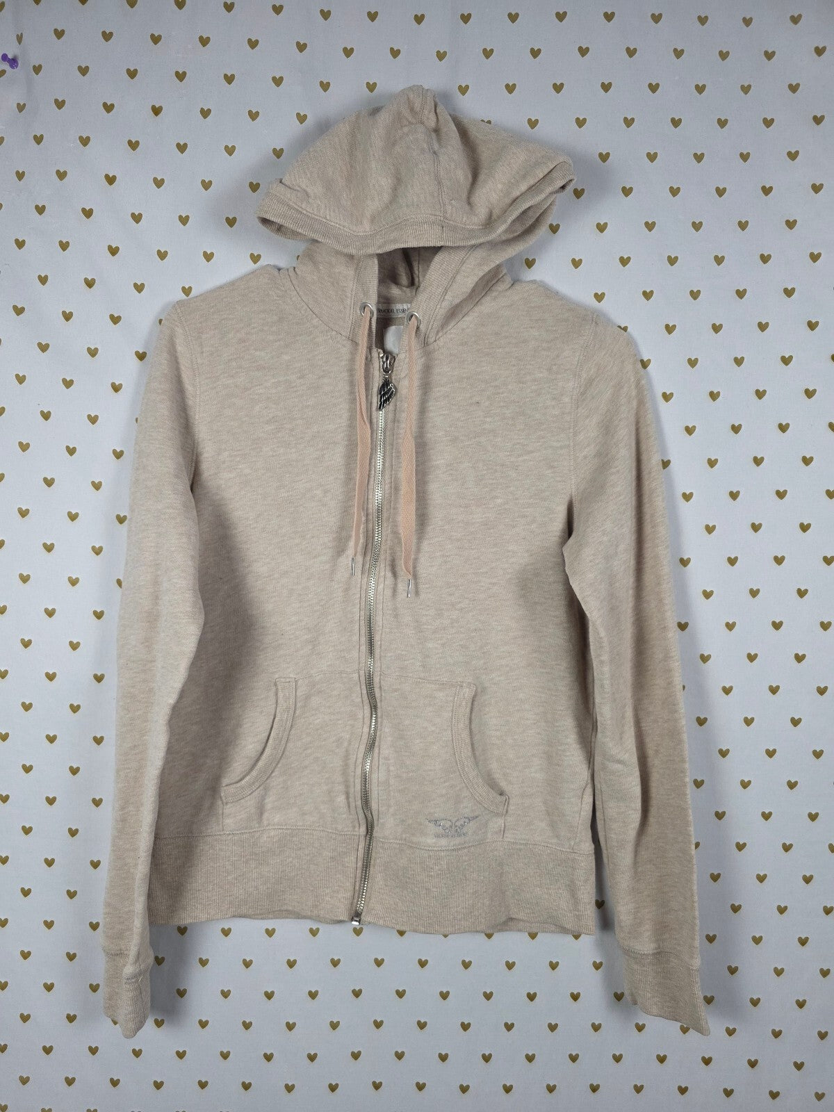 Victorias Secret ANGELS WINGS Full Zip Hoodie SUPERMODEL ESSENTIALS BLING MED