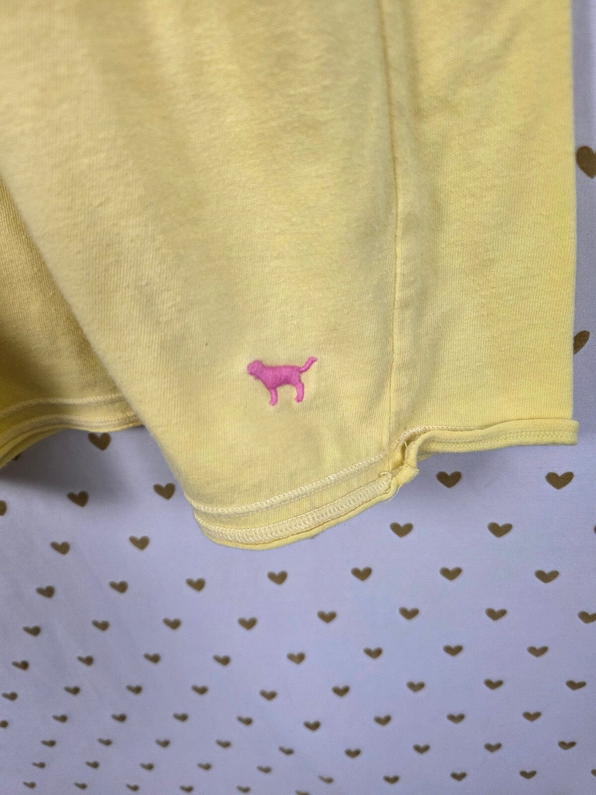 PINK Victoria's Secret Yellow Smocked Racerback Tank Dress L Summer Beach LARGE