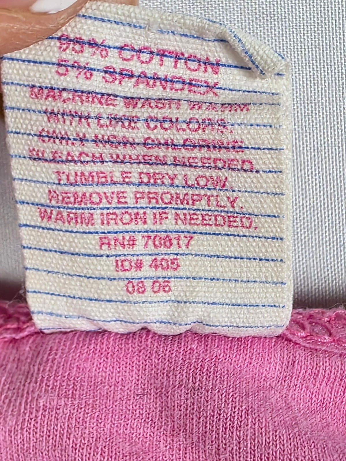 Victorias Secret PINK Vintage Large Shelf Bra Tank Top 2006