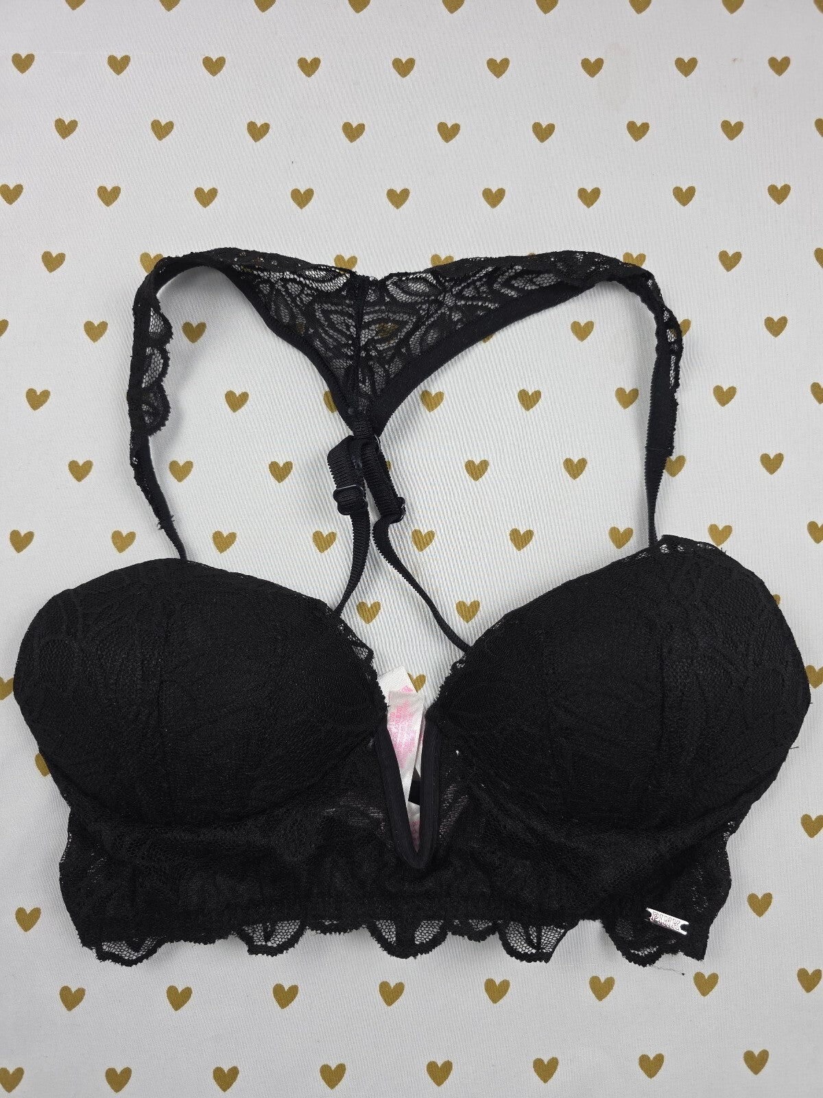 Victorias Secret Pink Racerback XS Bralette Bra Top Tank