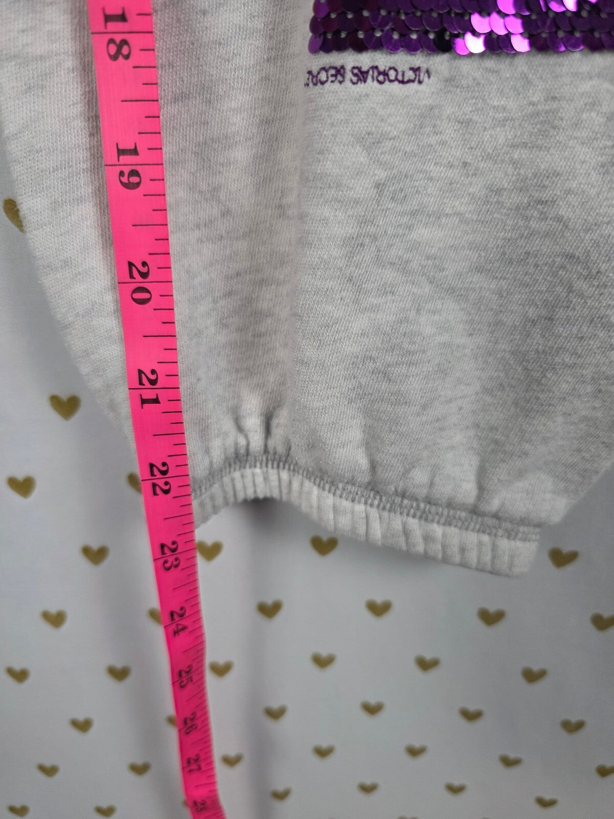Victorias Secret PINK Rainbow Bling Vintage Sweats Sweatpants Y2k Sequined Med