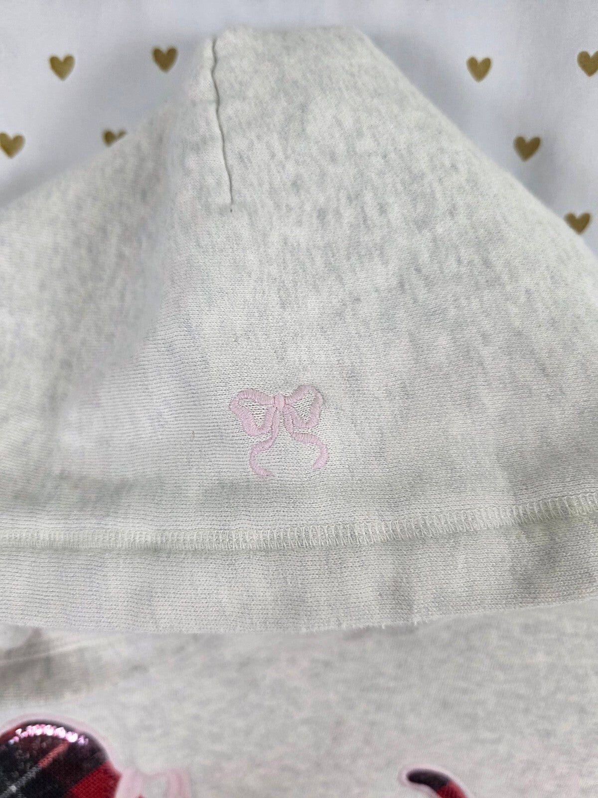 Victorias Secret Pink LOVESHACKFANCY Bling Dog Pullover Sweater XS Sequined