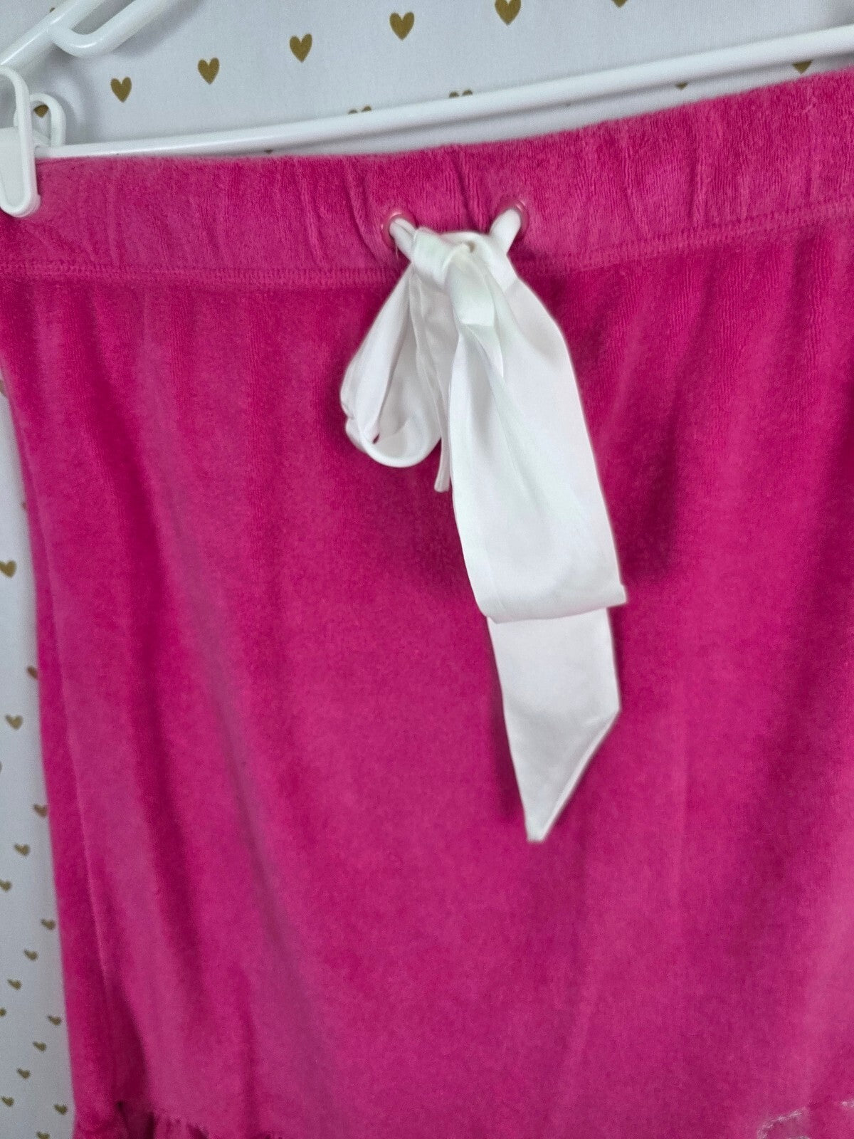 Victoria Secret PINK Velour VINTAGE LOVE Strapless Dress UNIVERSITY RARE XS SM