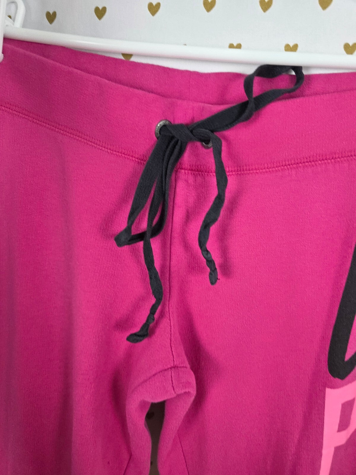 Victorias Secret PINK Love Y2k Vintage Sweats Sweatpants XS Overiszed