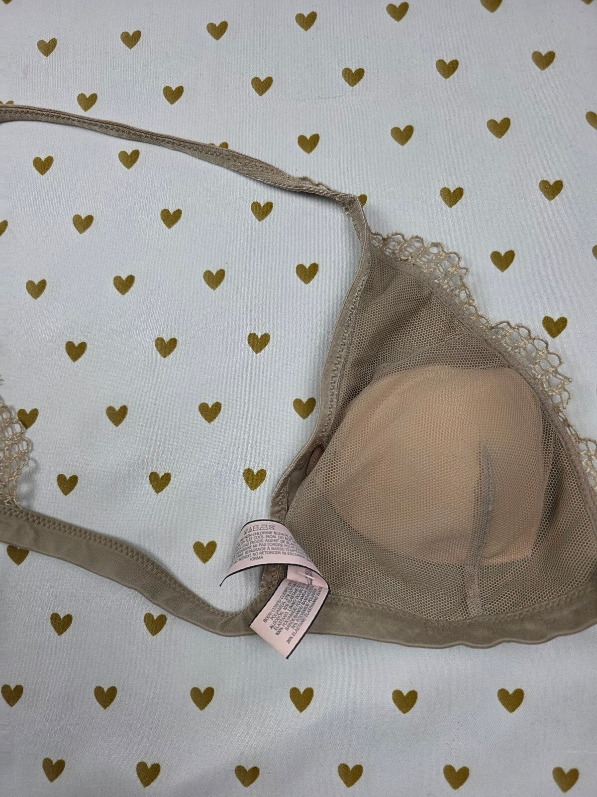 Victorias Secret Lace Racerback Front Close Small Bralette Bra Top Tank