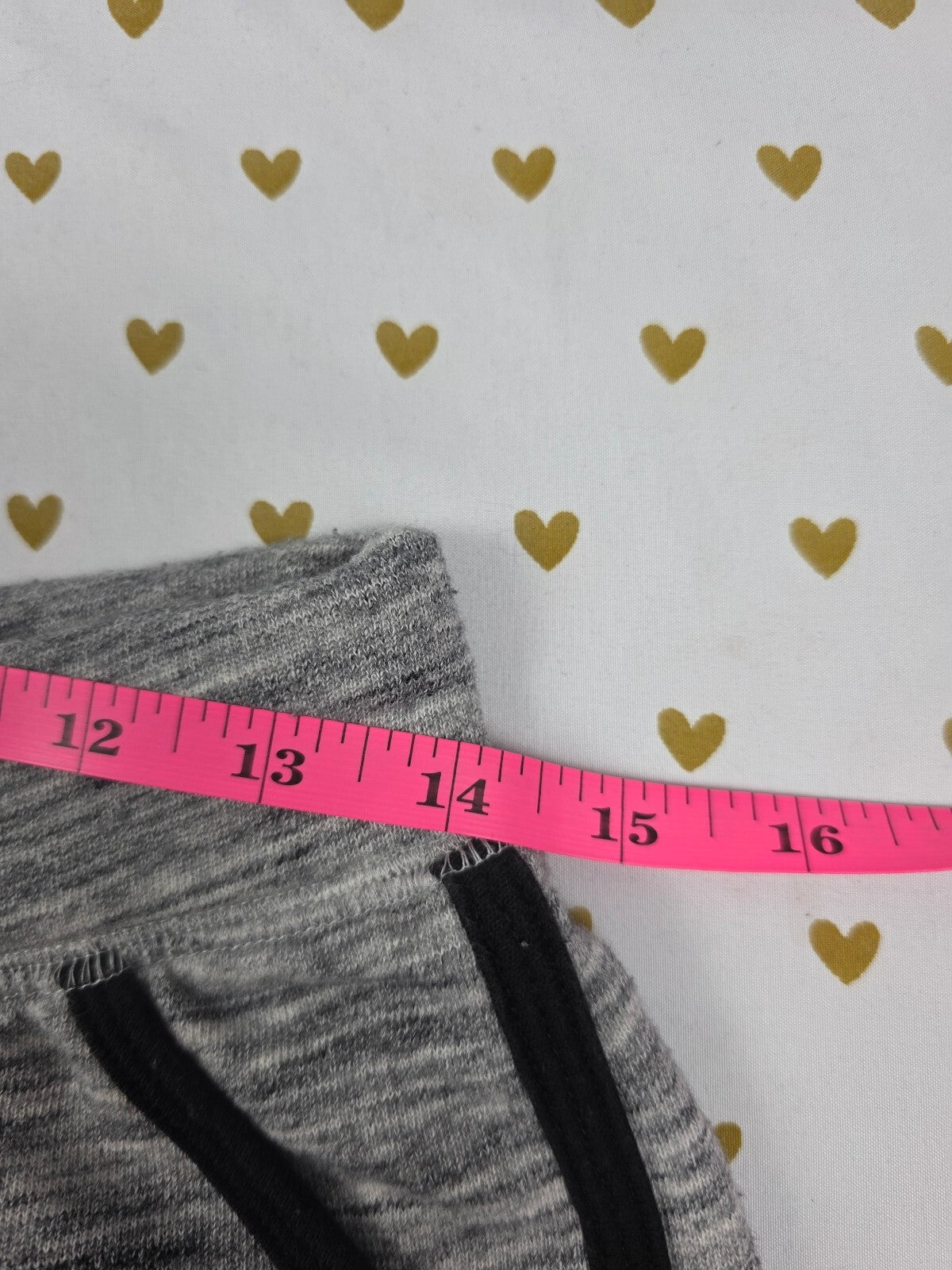 Victorias Secret PINK Grey GOLD BLING SEQUIN Sweat Shorts Dog SMALL