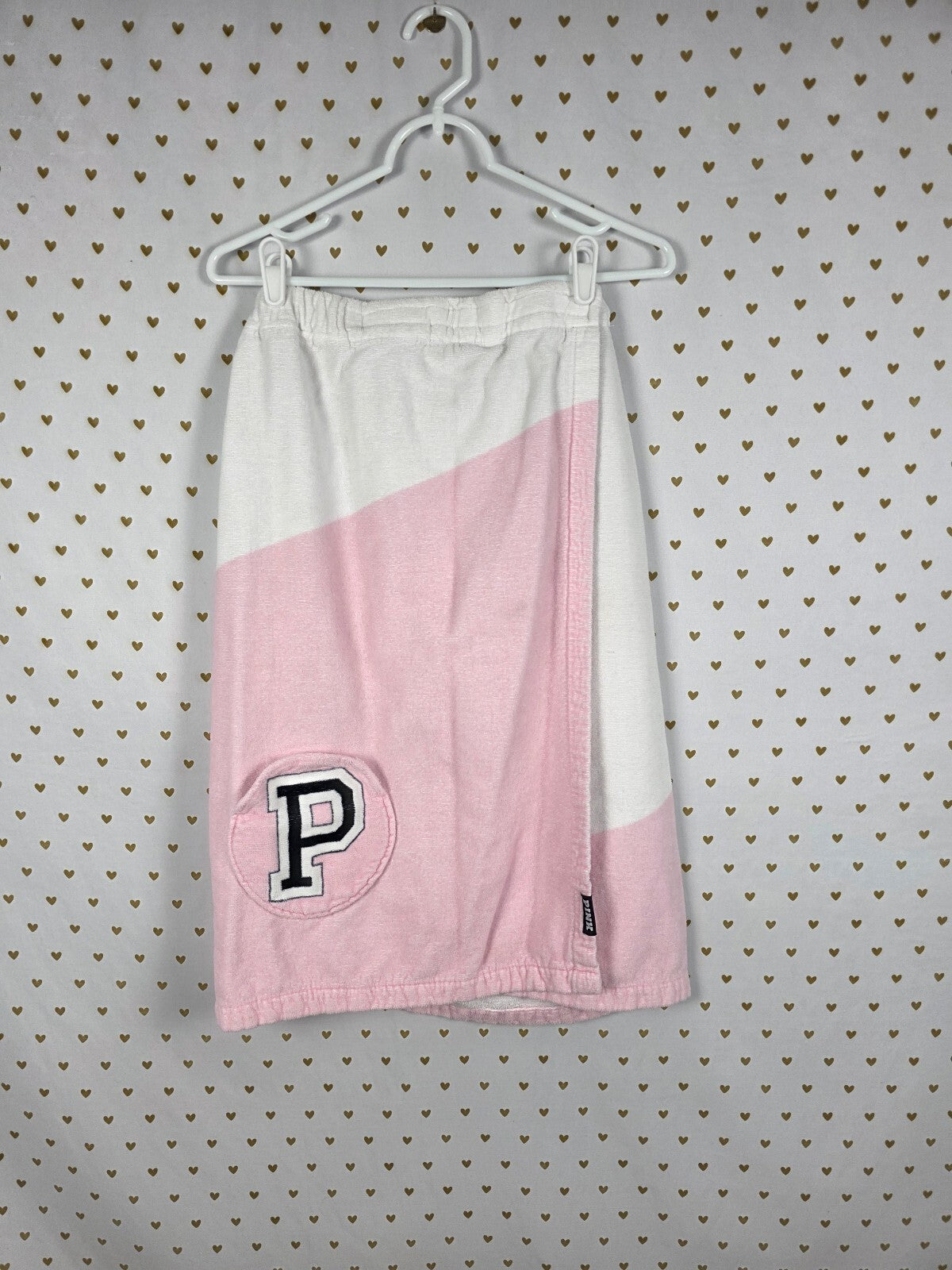Victoria's Secret Towel Wrap Pink Pocket Spa Bath 27x55