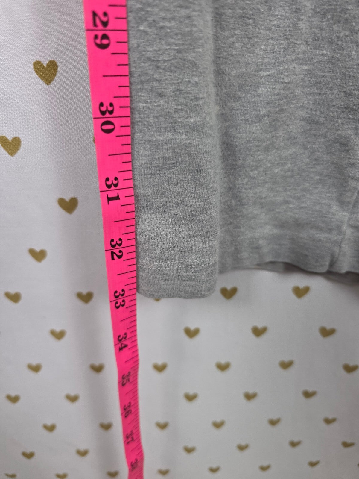 Victoria's Secret PINK 86 Foldover Flare Yoga Pants XS Gray Booty Spellout