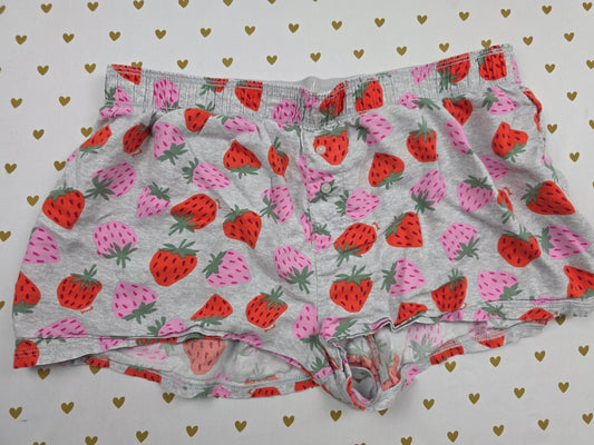 Victorias Secret PINK  Strawberries Small Sleep Shorts Boxers Pajama Bottoms