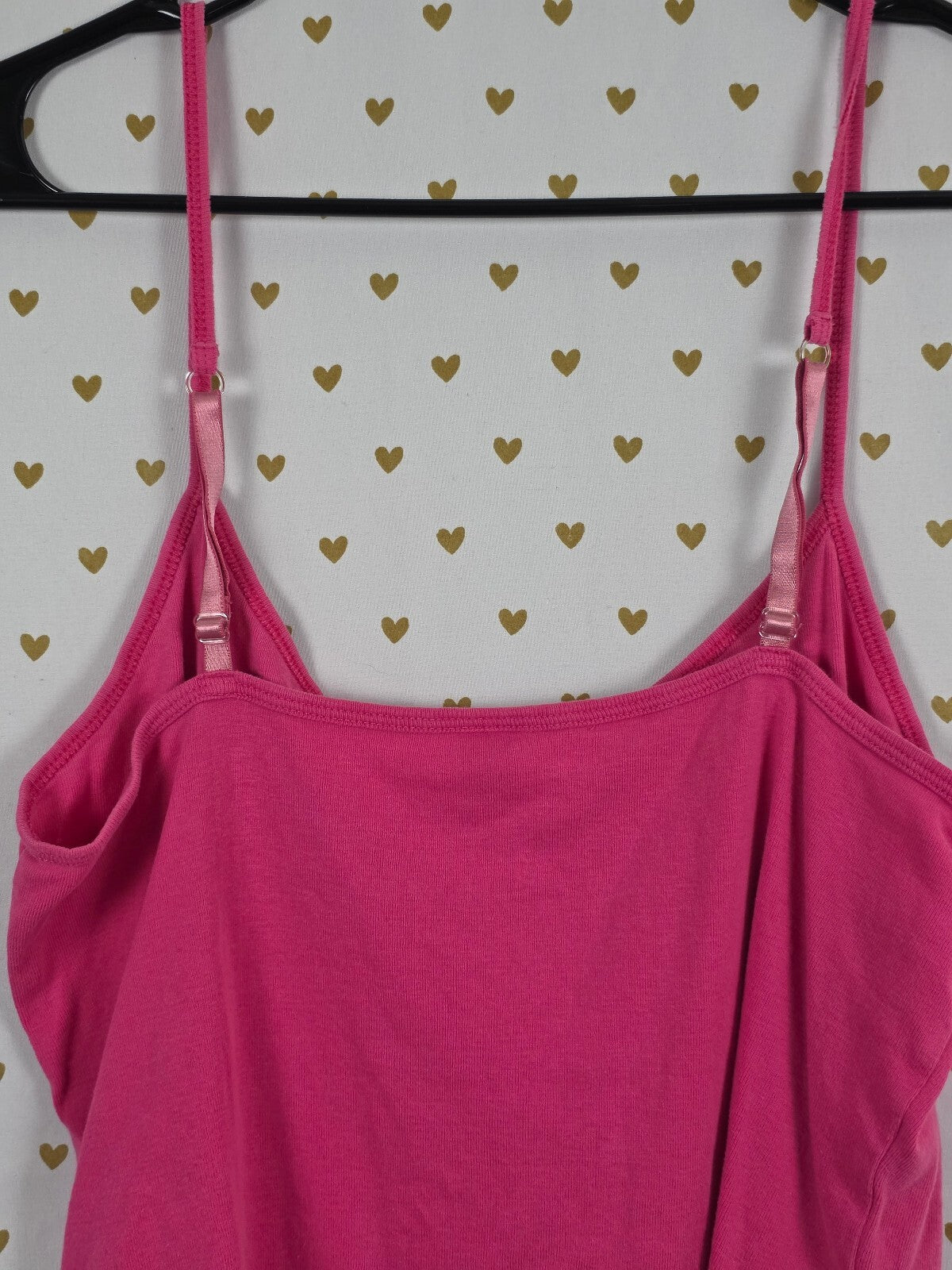 Victorias Secret Vintage Pink Studded Logo Tank Top Cotton Medium