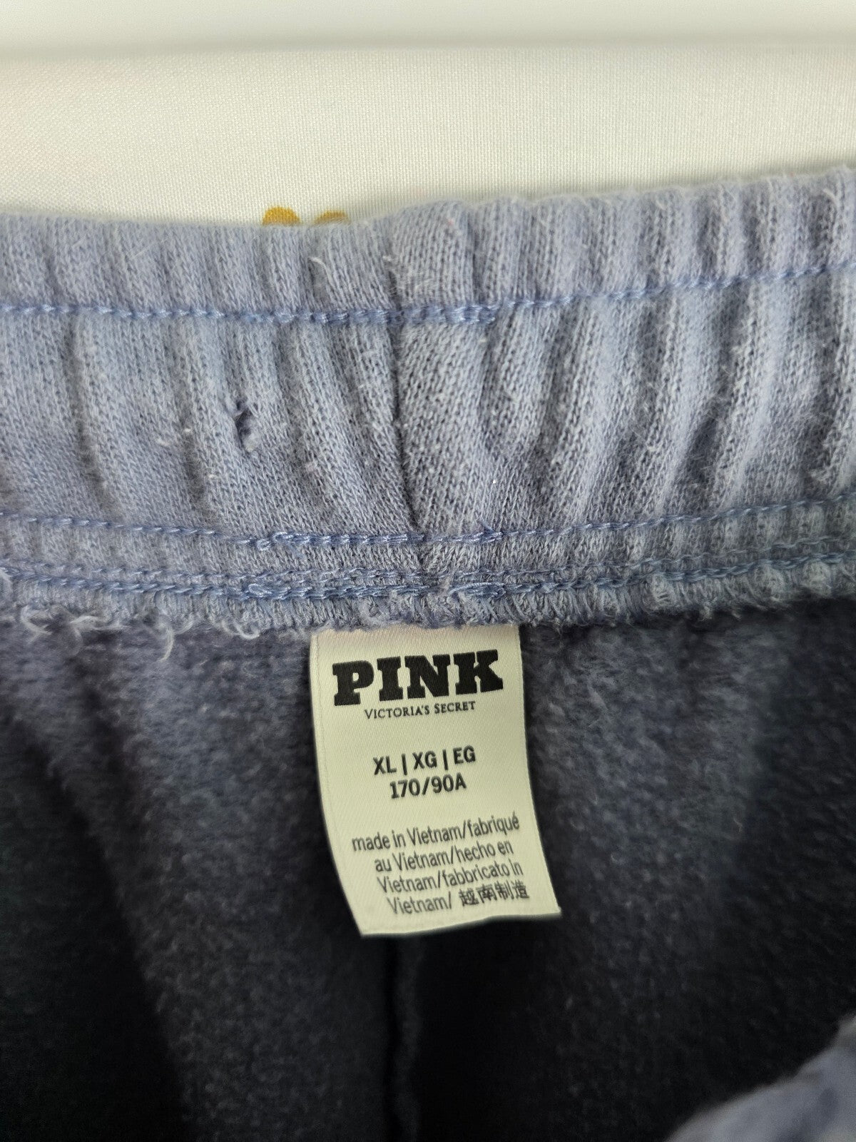 Victorias Secret PINK Xl Logo Flared Sweats Sweatpants Blue