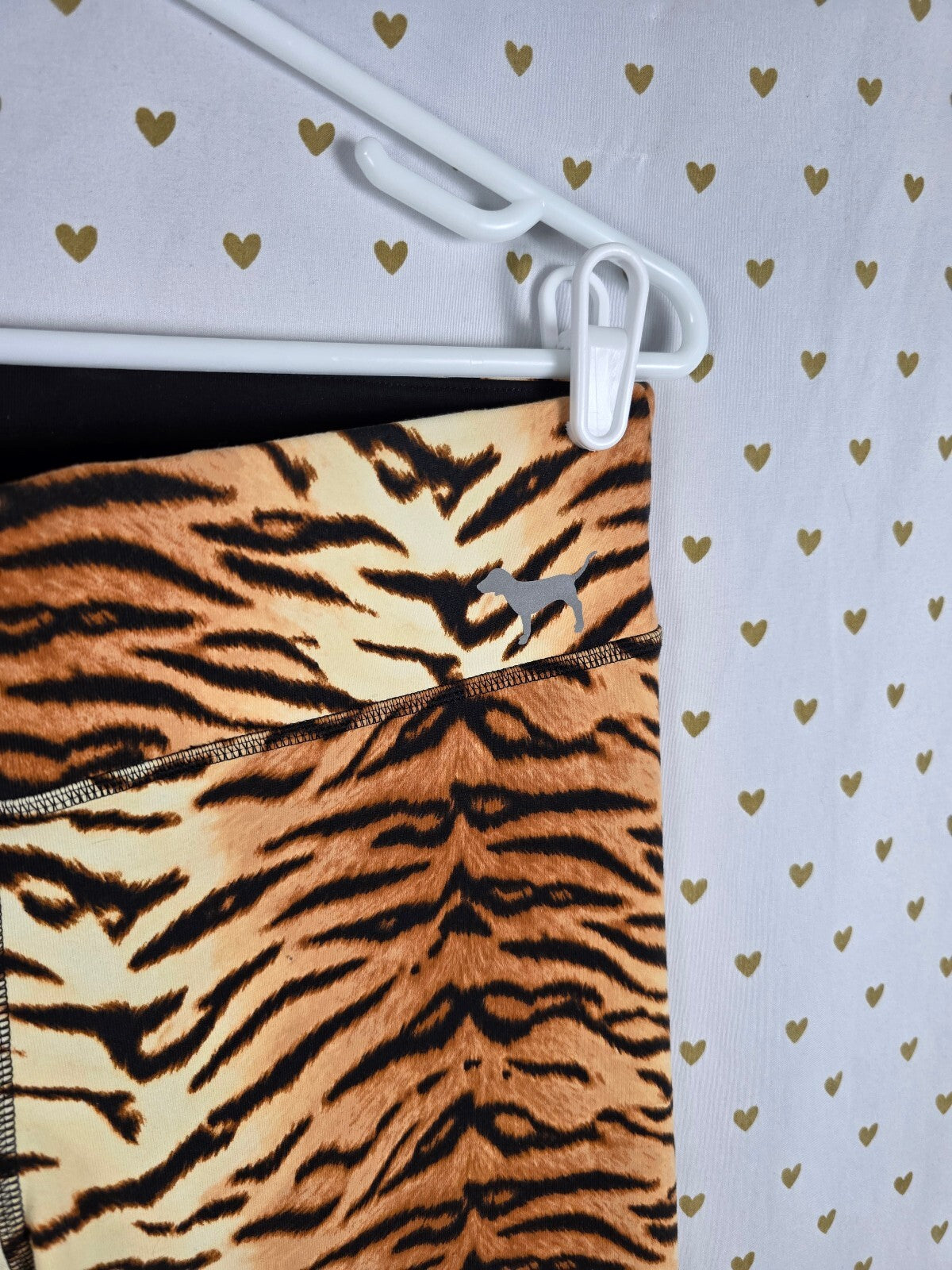Victoria's Secret PINK Tiger Yoga Leggings Hoodie Set M L Animal Print
