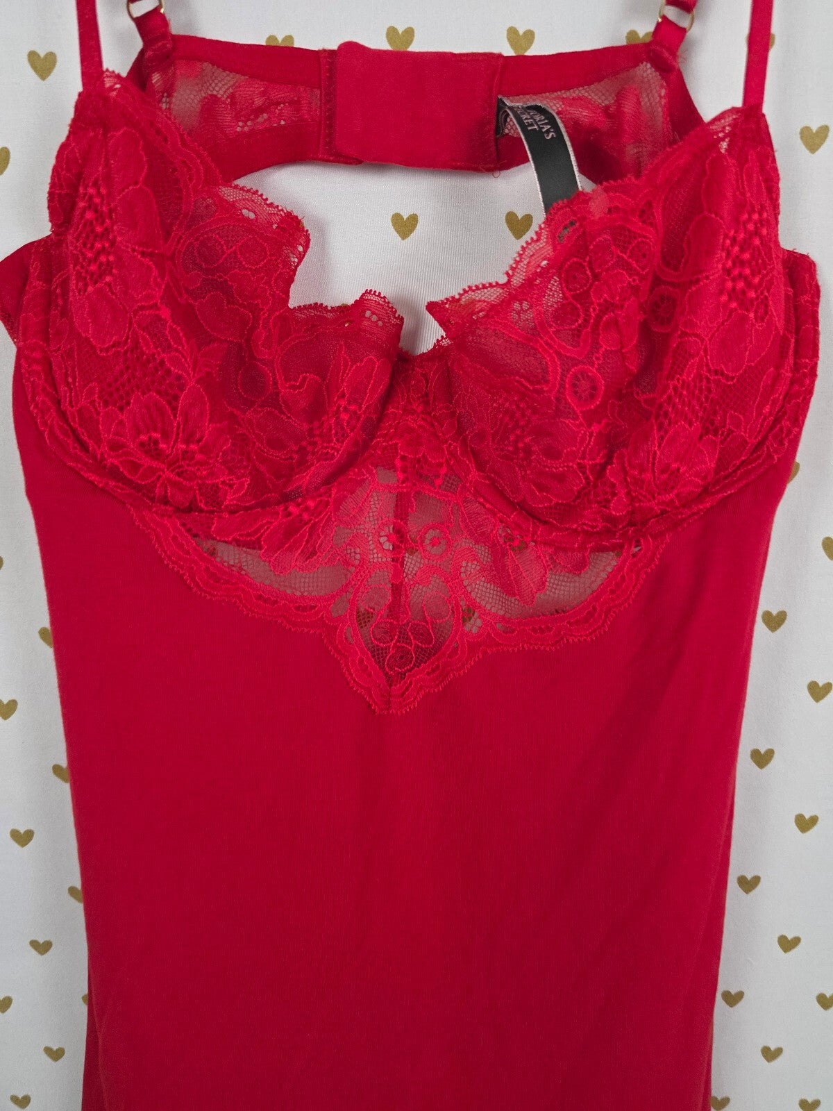 Victorias Secret Red Sexy Underwire Soft Nightie Slip Dress Large