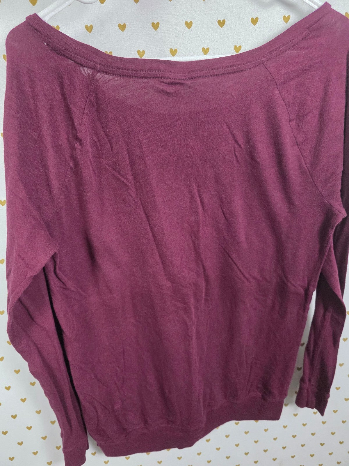 Victorias Secret PINK Bling Sequin Leopard Stripe Long Sleeve Tee shirt MEDIUM