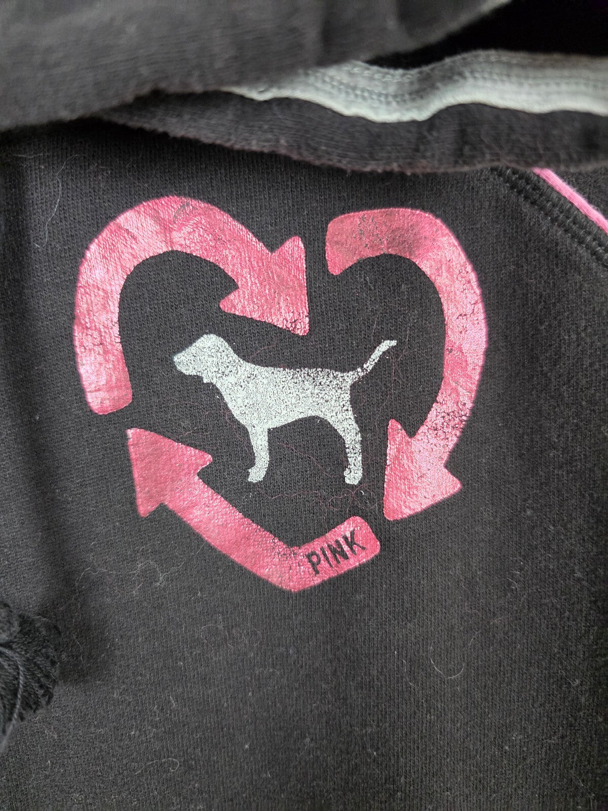 Victorias Secret Pink Vintage Y2k For the Planet recycle Hoodie Jacket XS