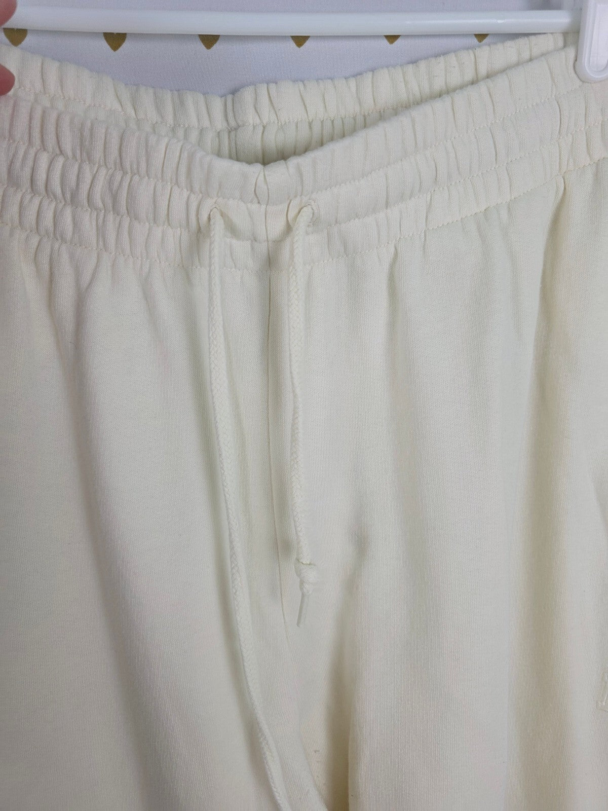 Victorias Secret Pink 2XL XXL Cream Hoodie Jacket sweats SET 2pc Outfit