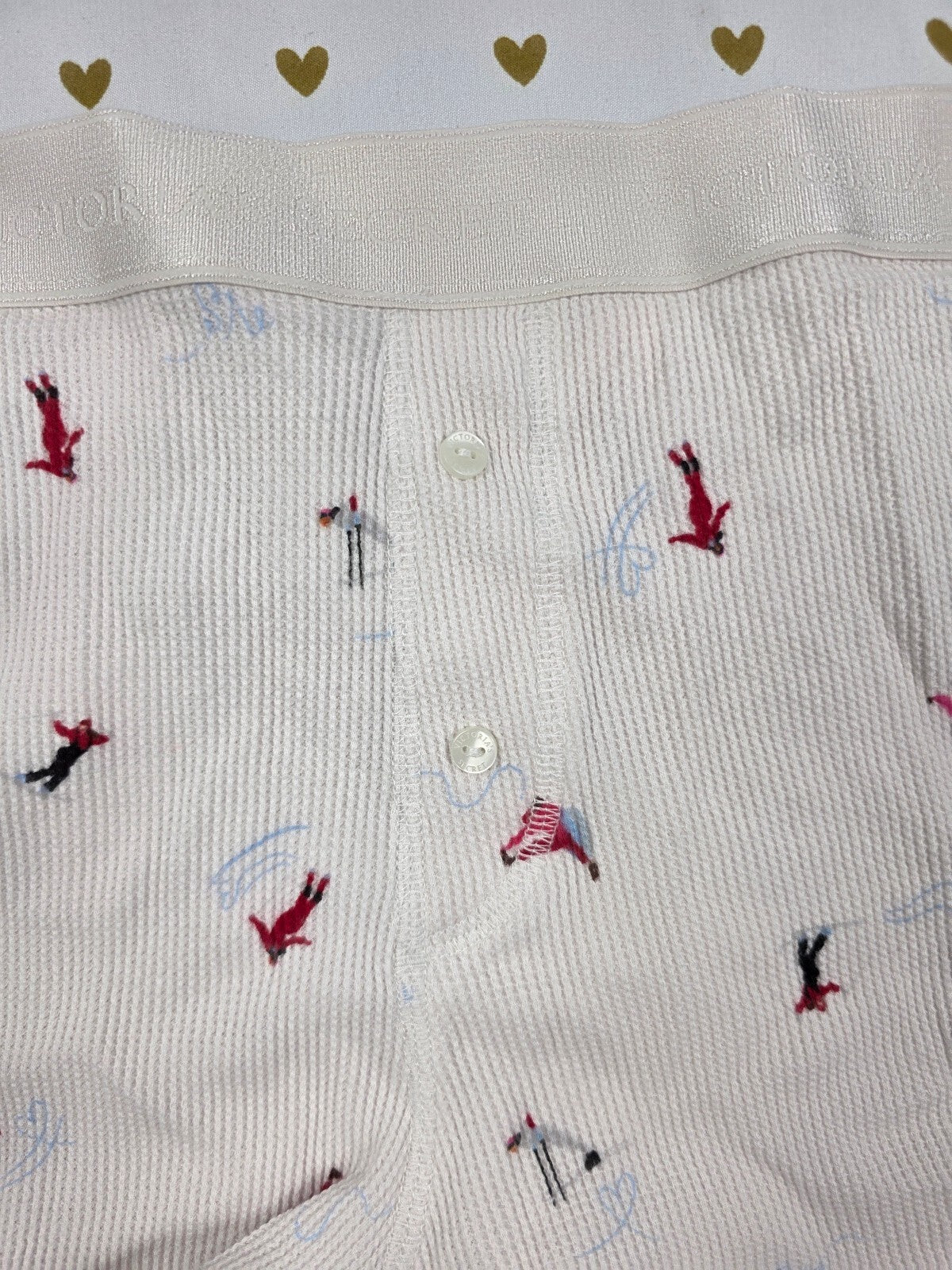 Victorias Secret Thermal Waffle SMALL Sleep Shorts Boxers Pajama Bottoms