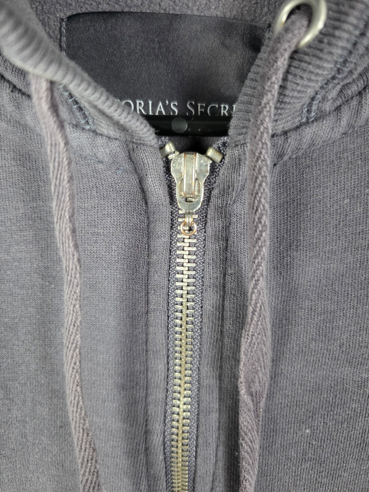 Victorias Secret Angels Sequined Bling Zip Hoodie Jacket Supermodel Essentials M