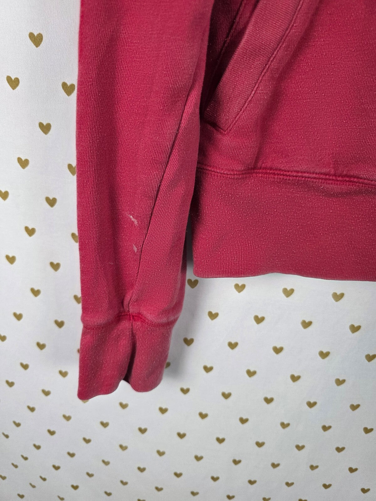 Victoria’s Secret PINK “Hot Hot Pink” full zip hoodie, size Medium.