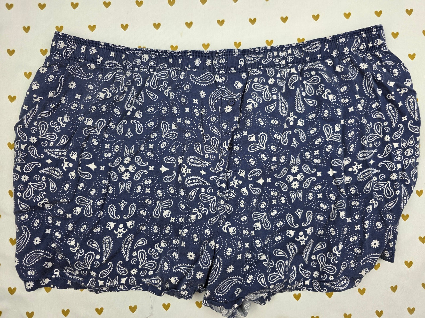 Victorias Secret PINK Blue XL Tencel Silky Sleep Shorts Boxers Pajama Bottoms