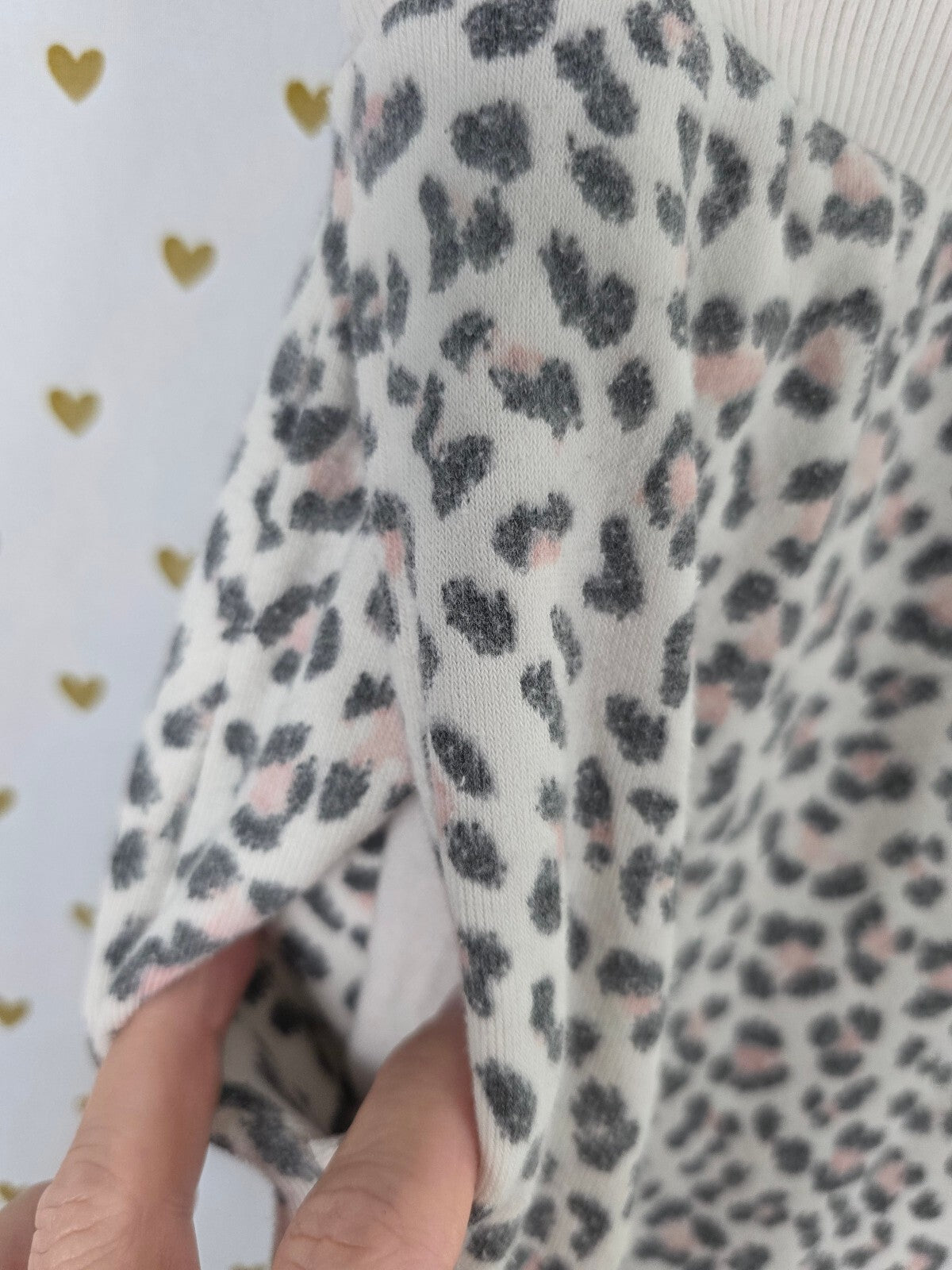 Victorias Secret Super Soft Thick Leopard Cheetah Sweats Sweatpants Medium