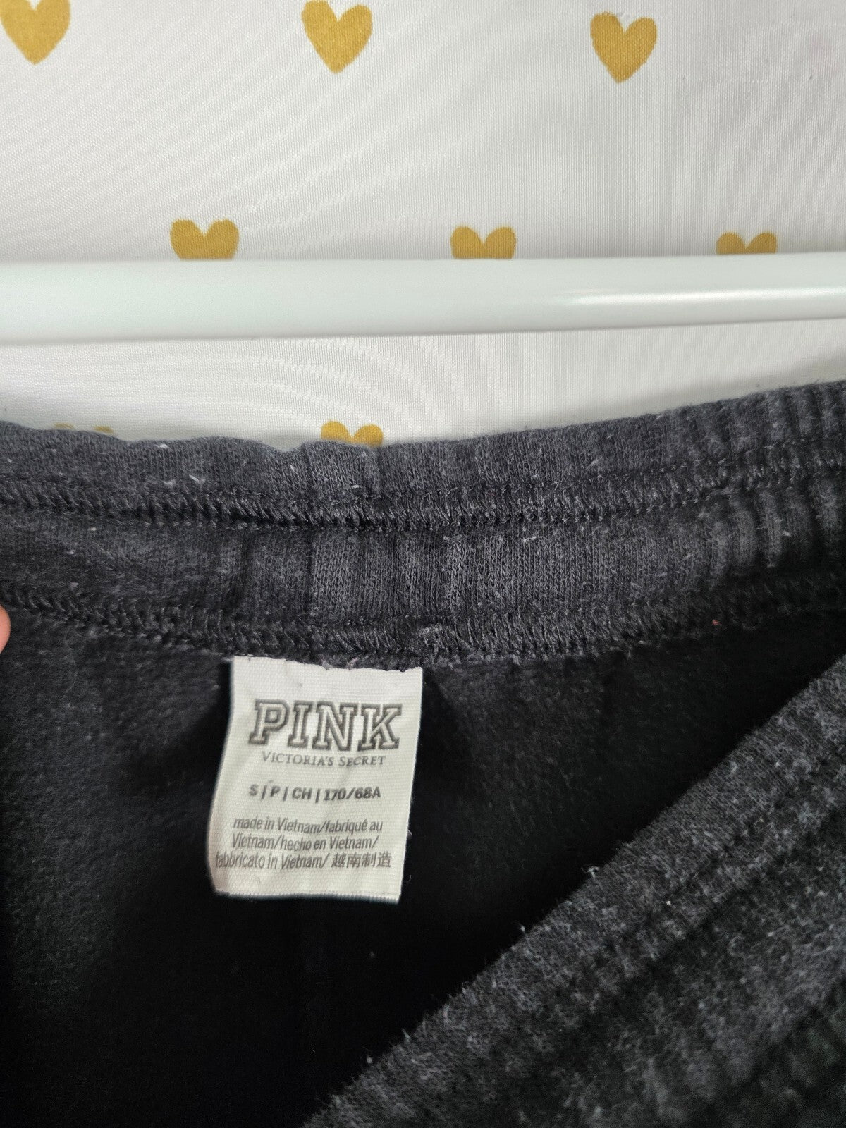 Victorias Secret PINK Vintage Logo Tapered Sweats Sweatpants Small