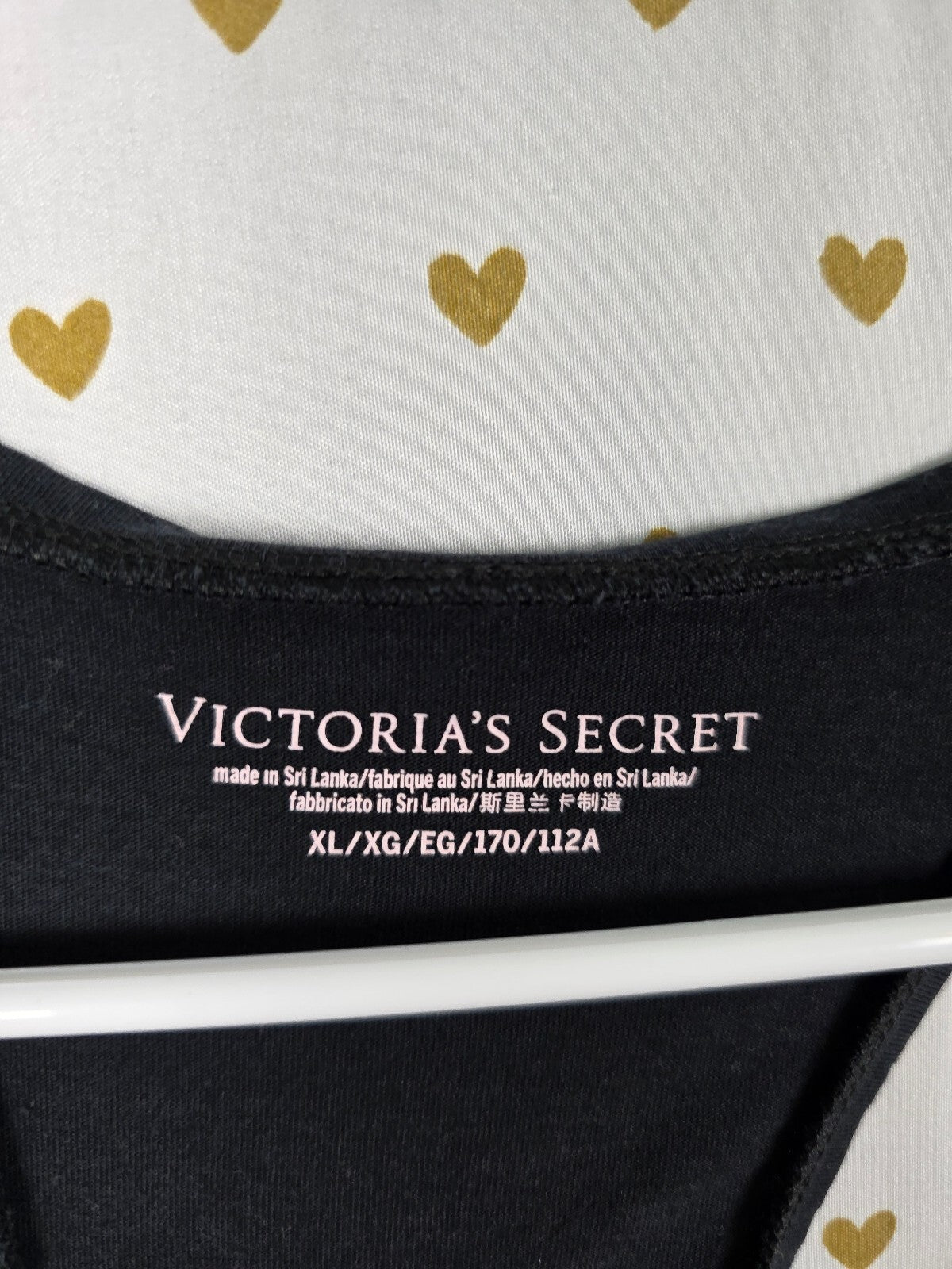 Victorias Secret Logo Tank Top Nightgown Sleep Dress Nightie PJ XL Pajama