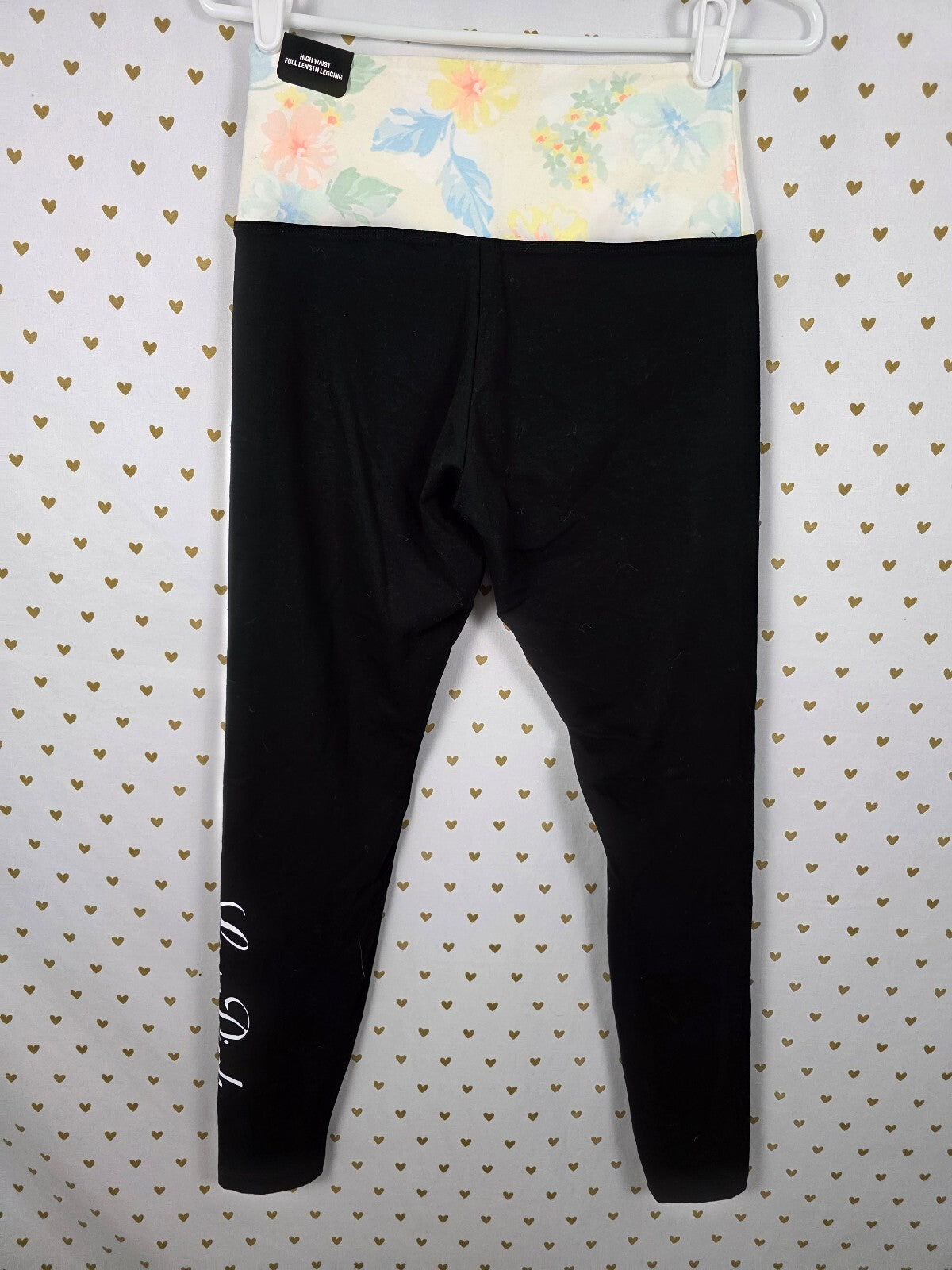 Victorias Secret PINK HIgh waist NWT Floral Ankle Skinny Yoga Pants or FOLDOVER