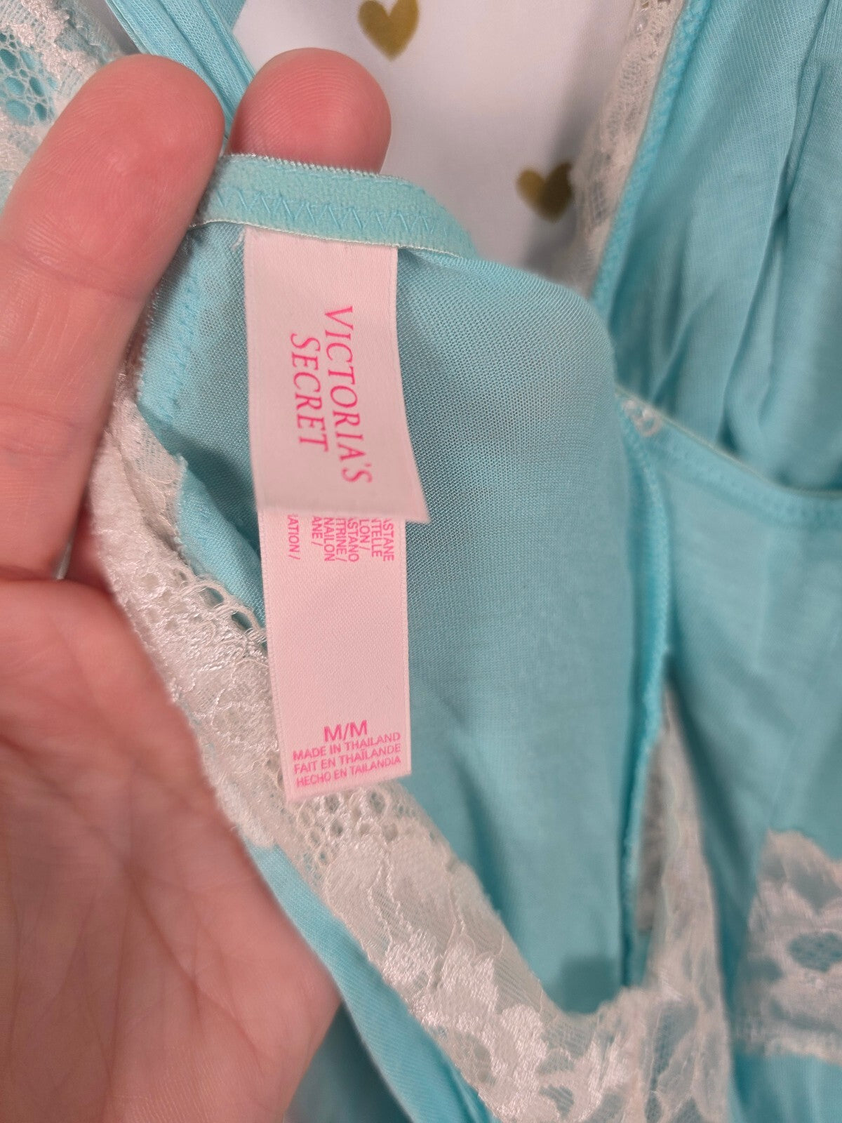 Victorias Secret Super soft Blue Stretchy Sleep Dress Nightie Lingerie MEDIUM