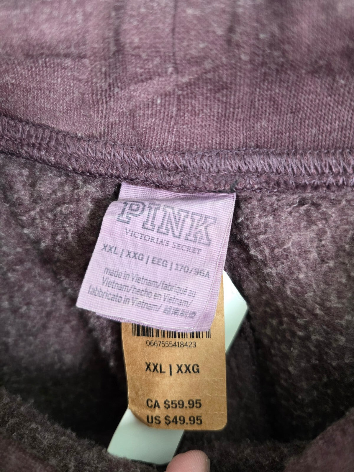Victorias Secret PINK NEW Cargo Sweatpants Sweats Pocket 2XL XXL