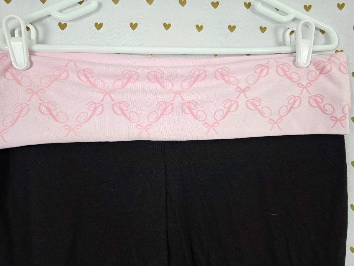 Victorias Secret PINK New NWT Foldover Yoga Pants Ankle Skinny XL stretch