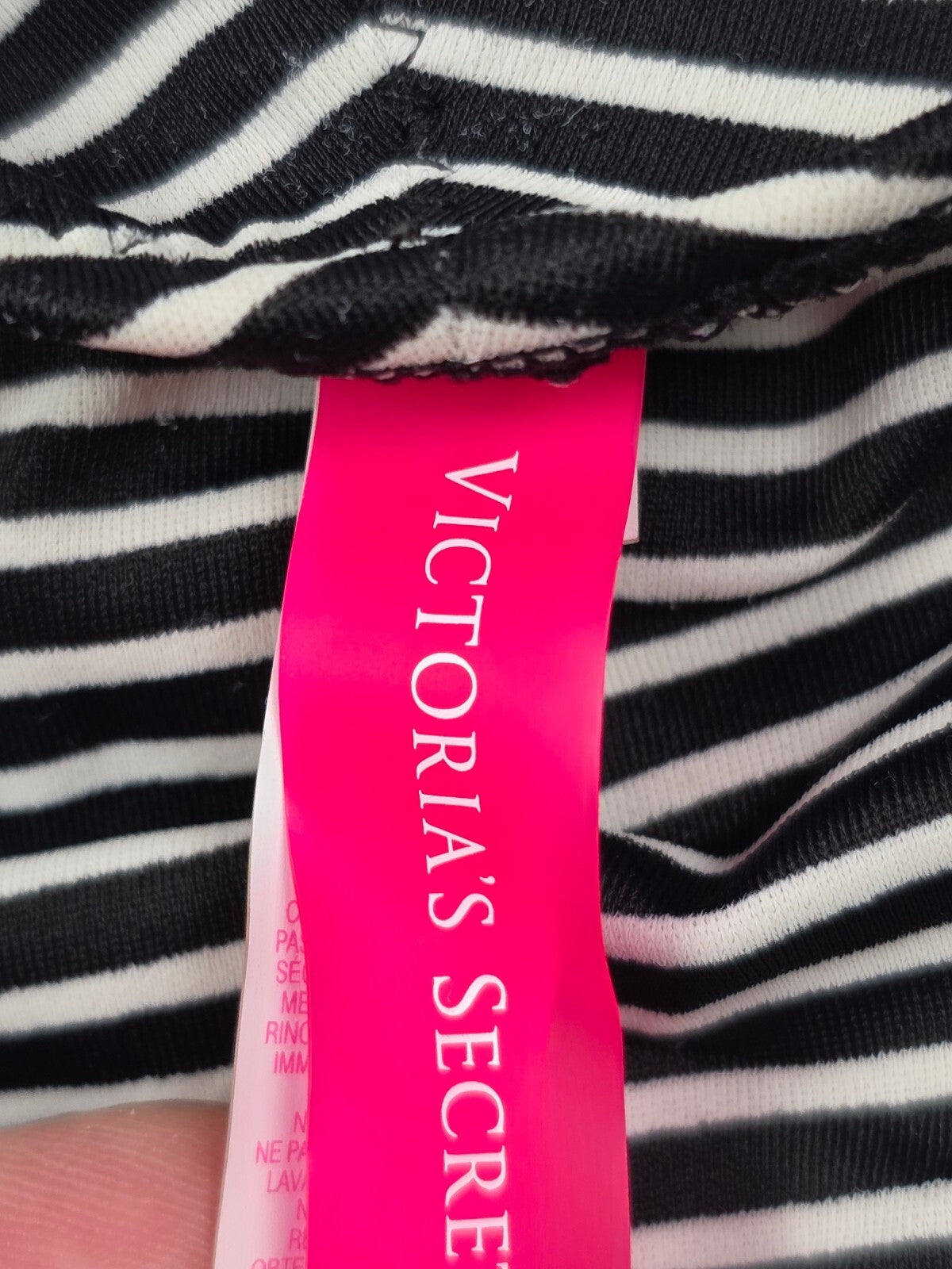 Victorias Secret Swim Bikini Bottom Striped Swimwear MEDIUM