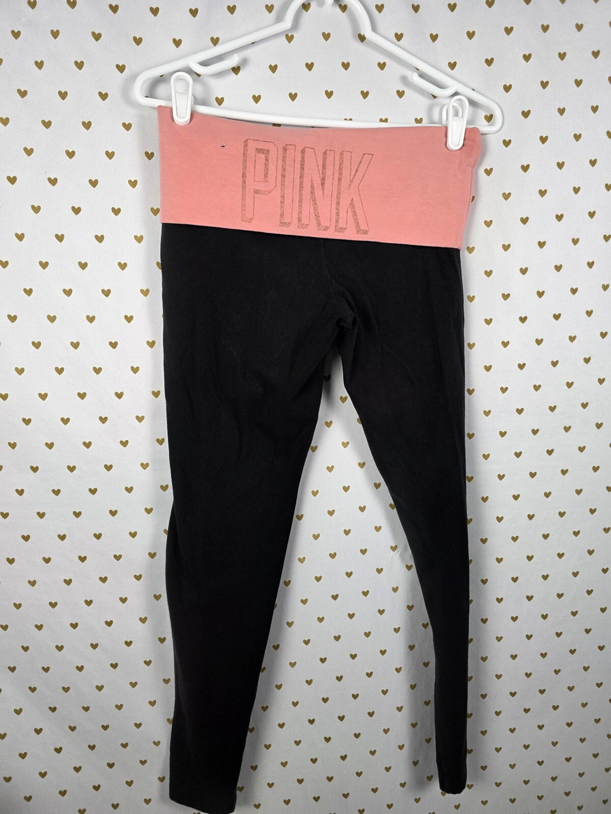 Victorias Secret PINK Skinny Ankle Foldover Yoga Pants Small