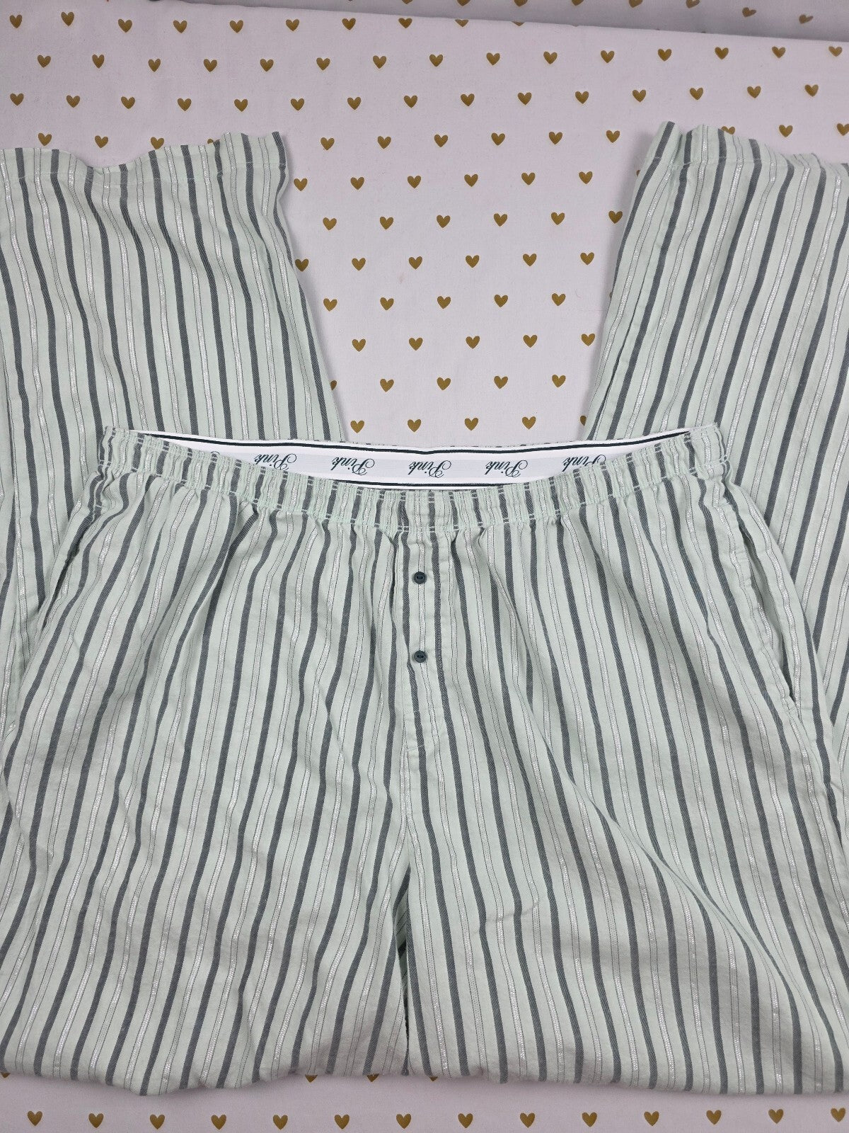 Victorias Secret PINK Striped Sleep Pants Pajama Bottoms XL