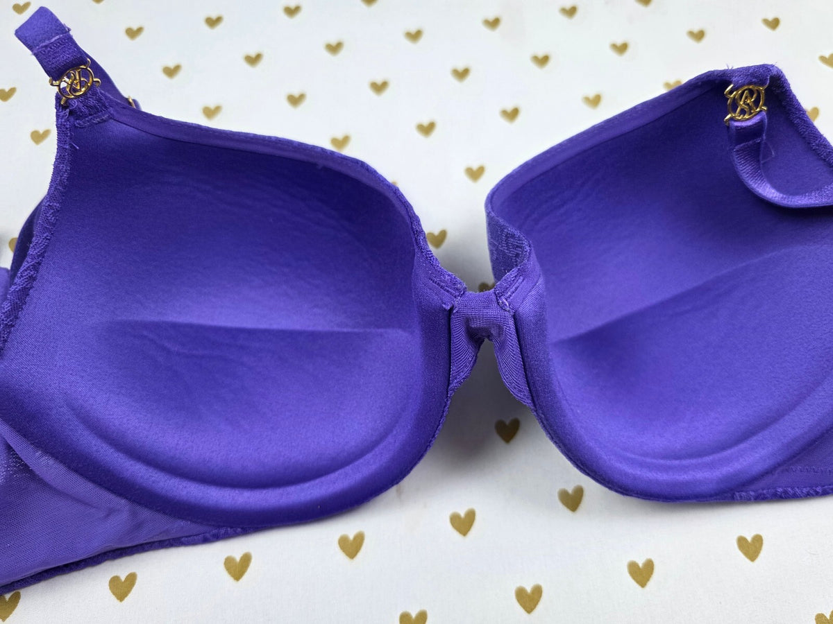 Victorias Secret Purple  Very sexy Push Up Demi Bra 34D