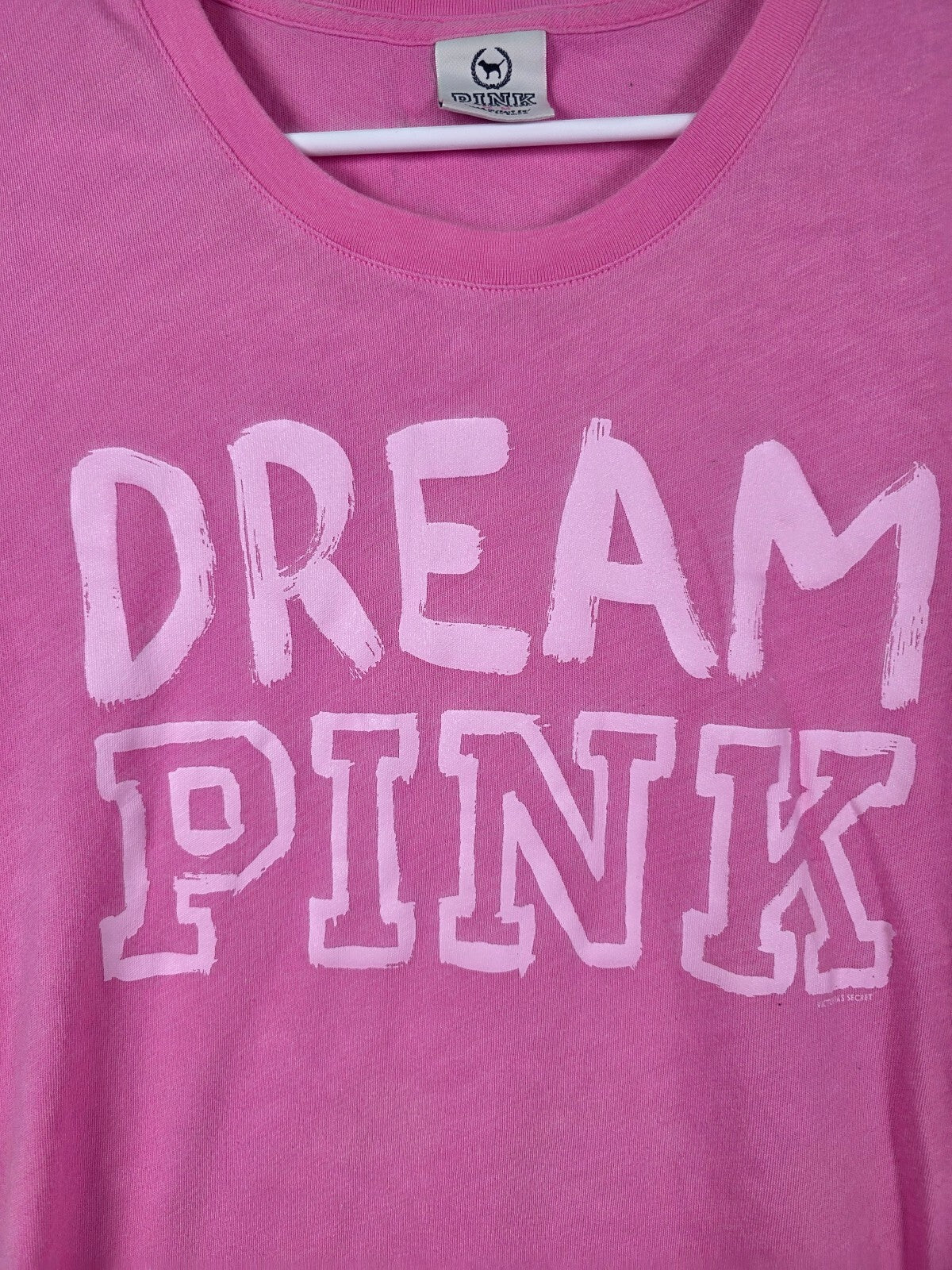 Victorias Secret PINK Vintage Medium DREAM Y2k Cotton Tee shirt