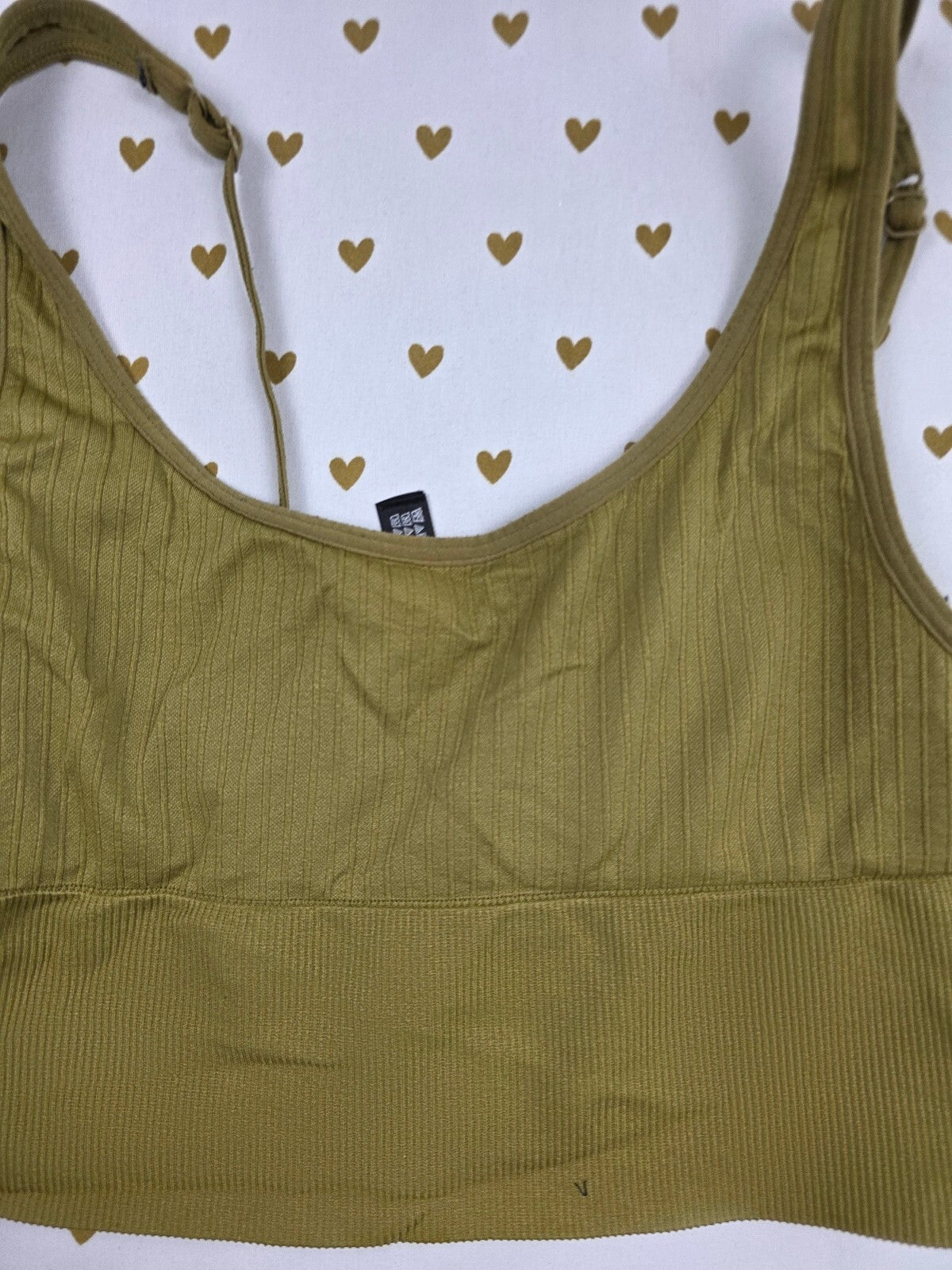 Victorias Secret Green Small Sports Bras Active Tank Tops Exercise Support
