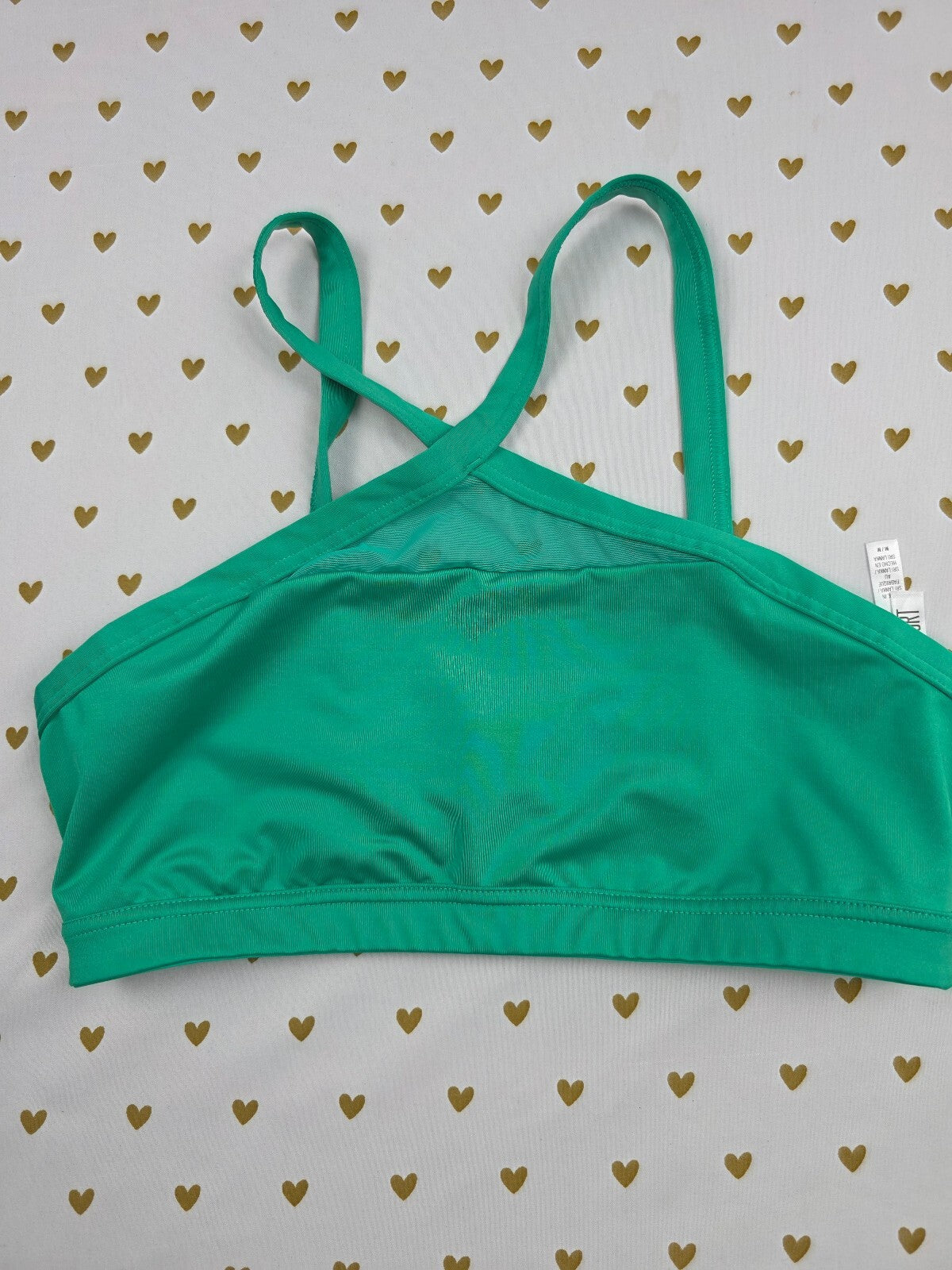Victorias Secret Sport Green Medium Bralette Bra Top Tank