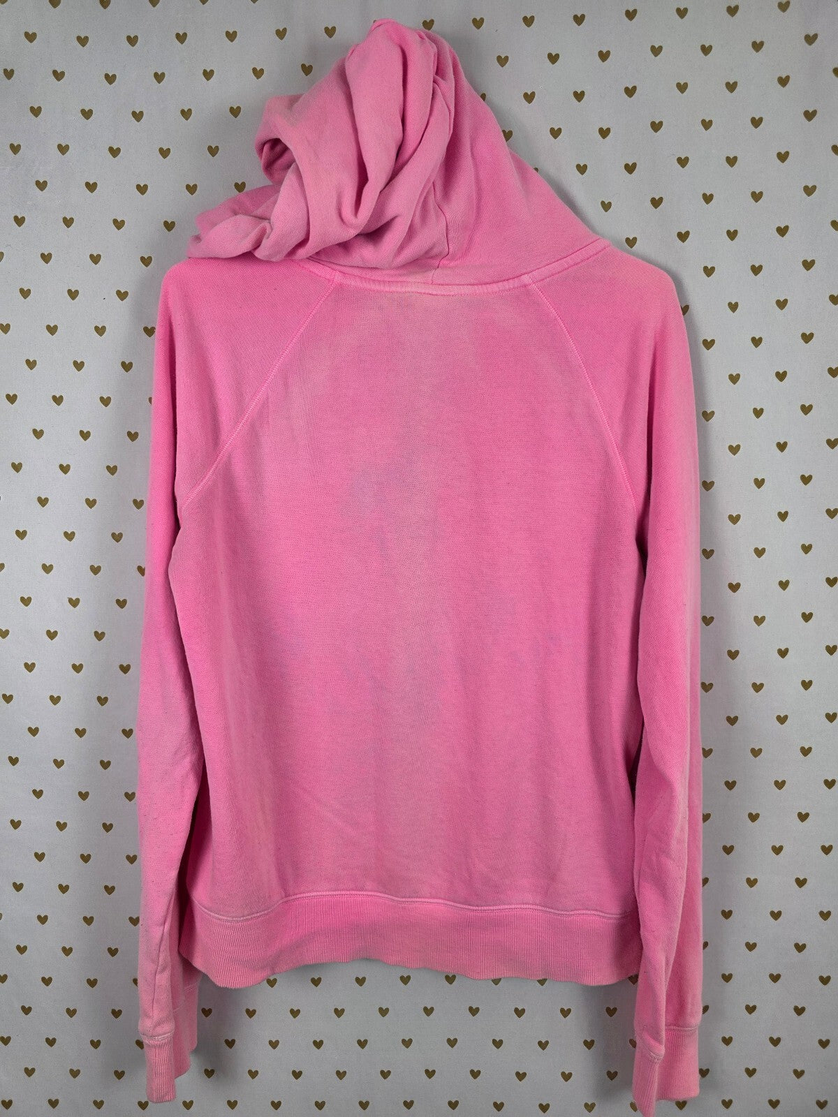 Victorias Secret Pink Love Vintage Full zip hoodie Jacket Large