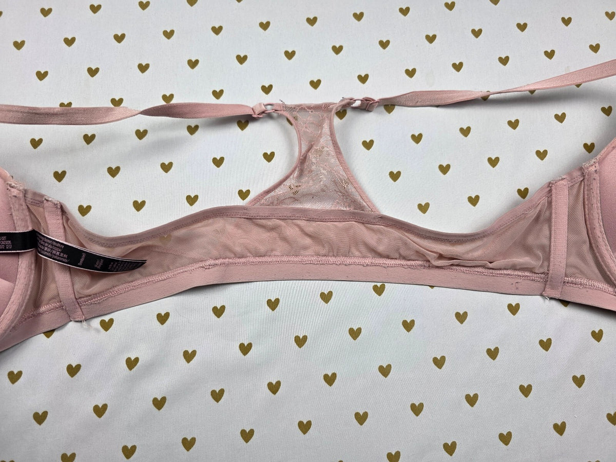 Victorias Secret Bombshell Plunge Push Up Add 2 Sizes Front Close Bra 38C