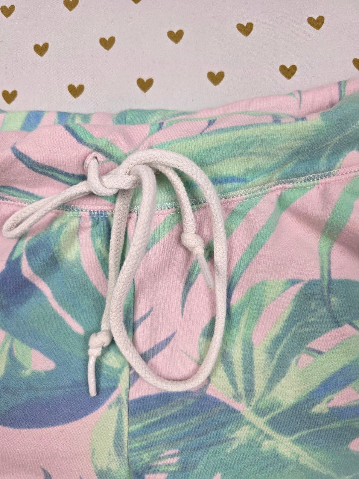 Victorias Secret PINK Floral Sweat Shorts Soft Lounge XS