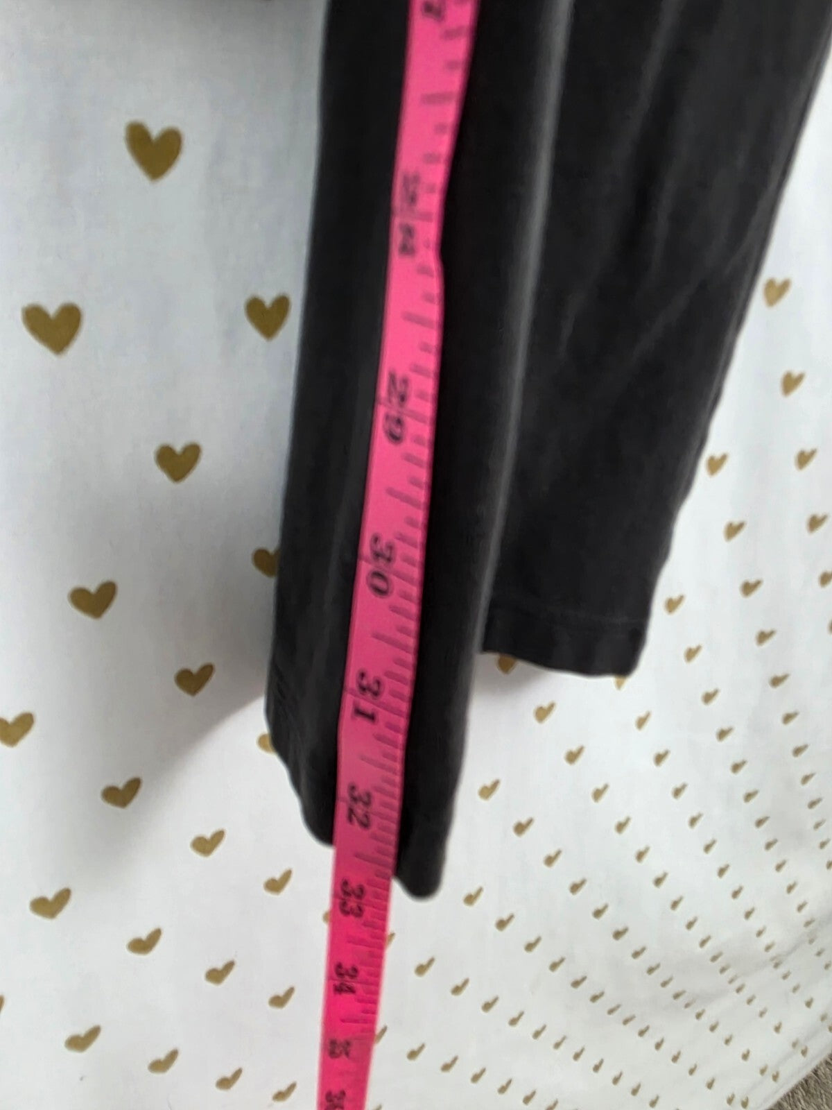 Victorias Secret PINK Bling Foldover Yoga Pants Aztec Geometric Flare Small
