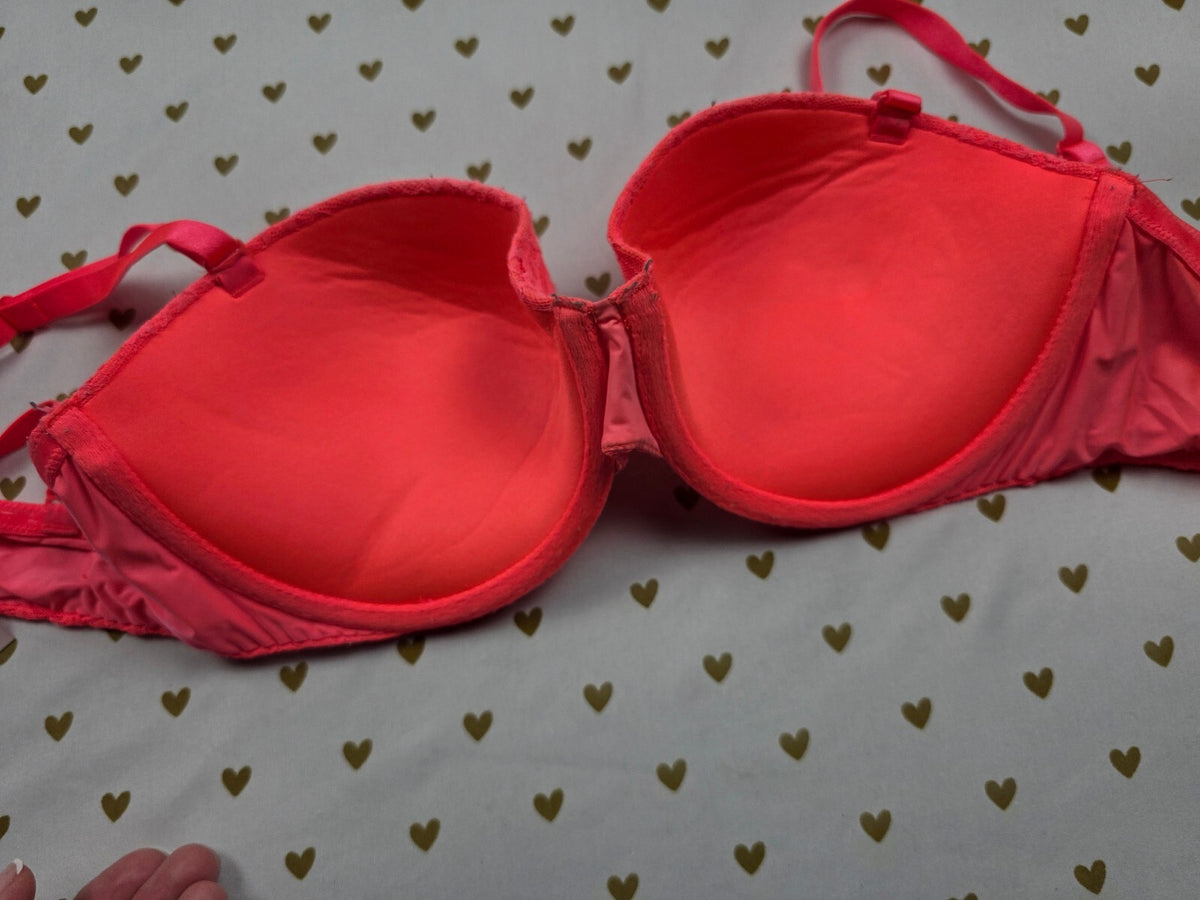 Victorias Secret Neon Lace multiway bra 34D