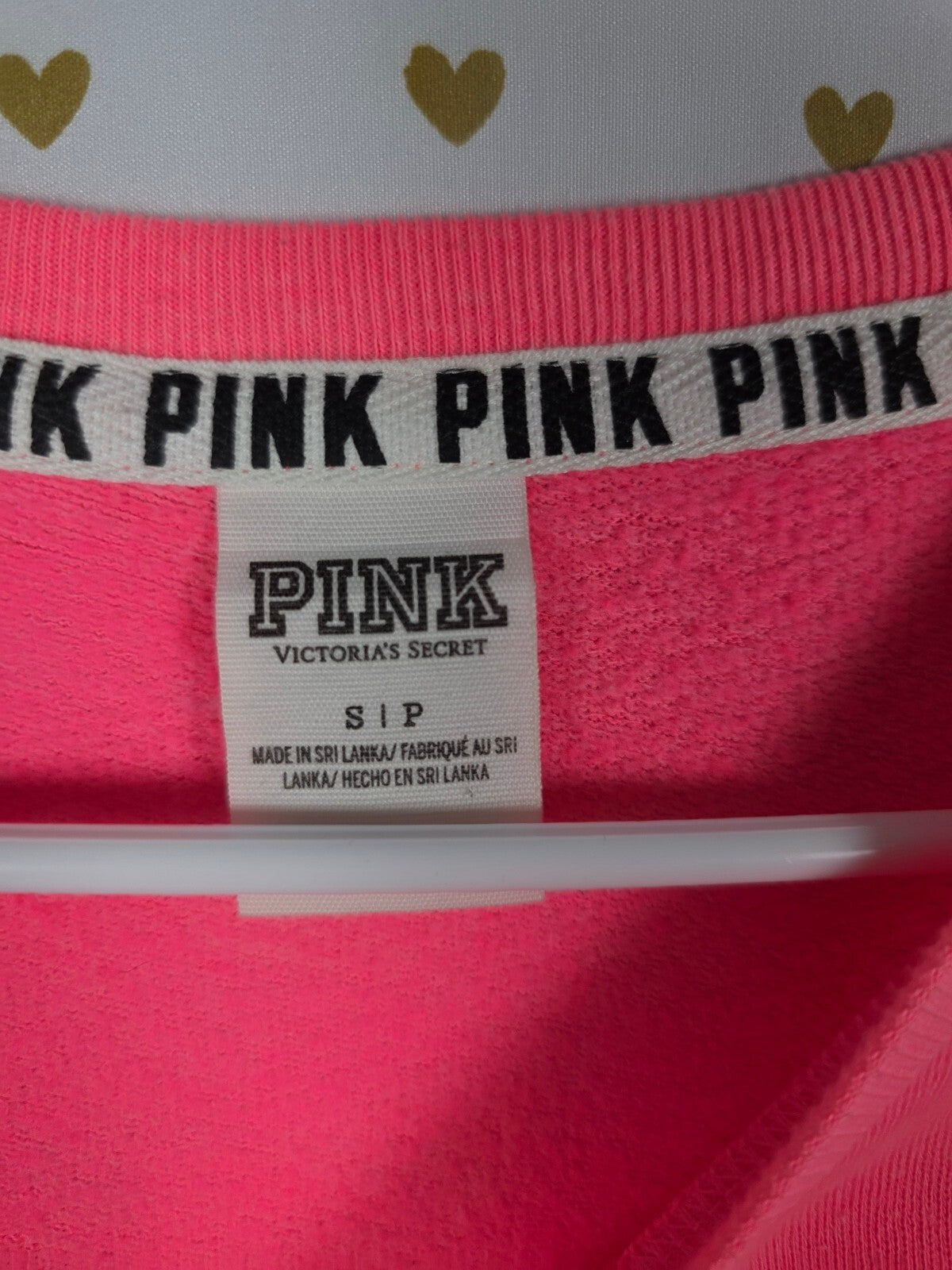 Victorias Secret ALL PINK EVERYTHING long Sleeve Sweater crew Small