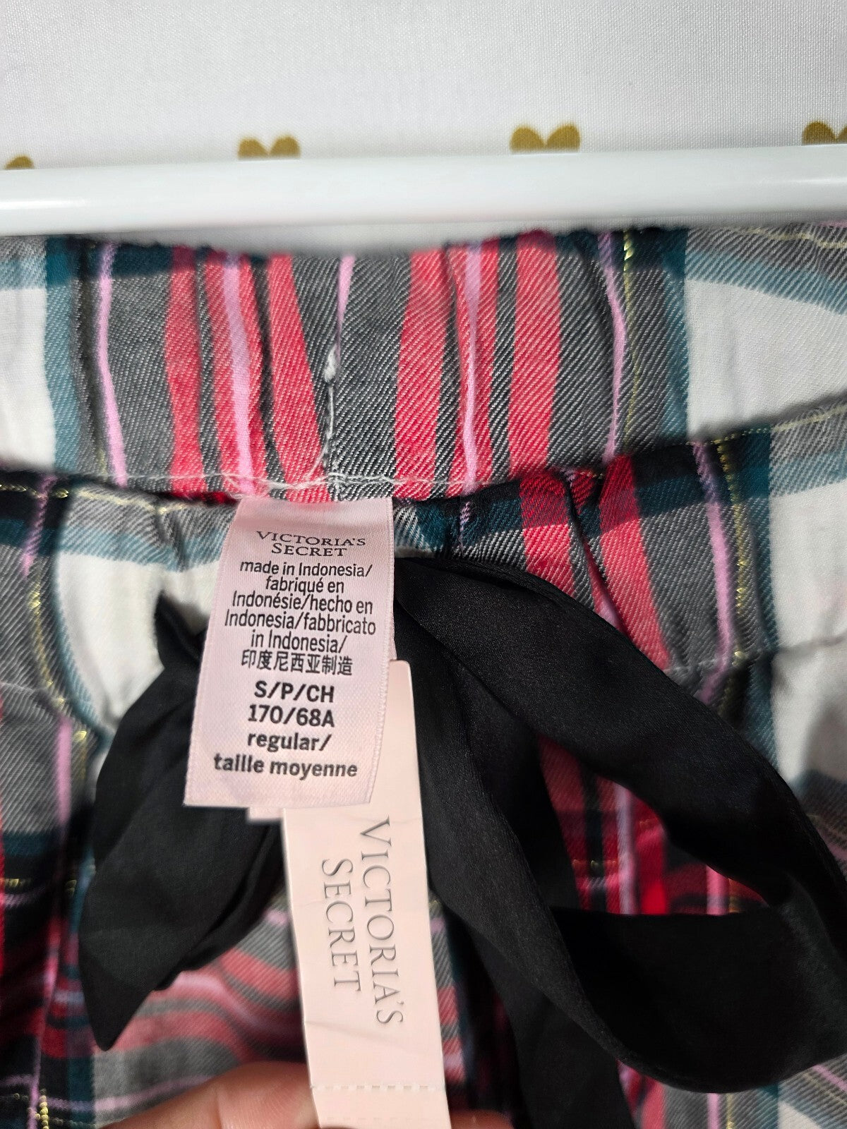 Victorias Secret NEW NWT Plaid Small Sleep Pants Pajama PJ Bottoms