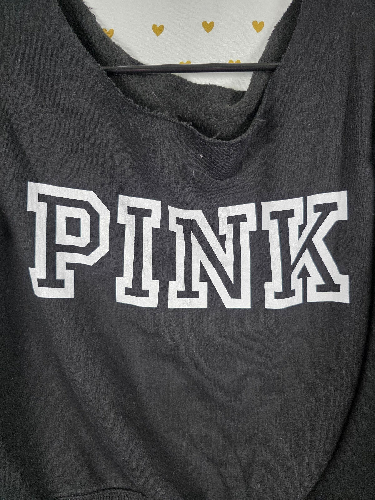Victorias Secret PINK Logo Slouchy Sweater Shirt & Sweatpants Sweats XS SMALL
