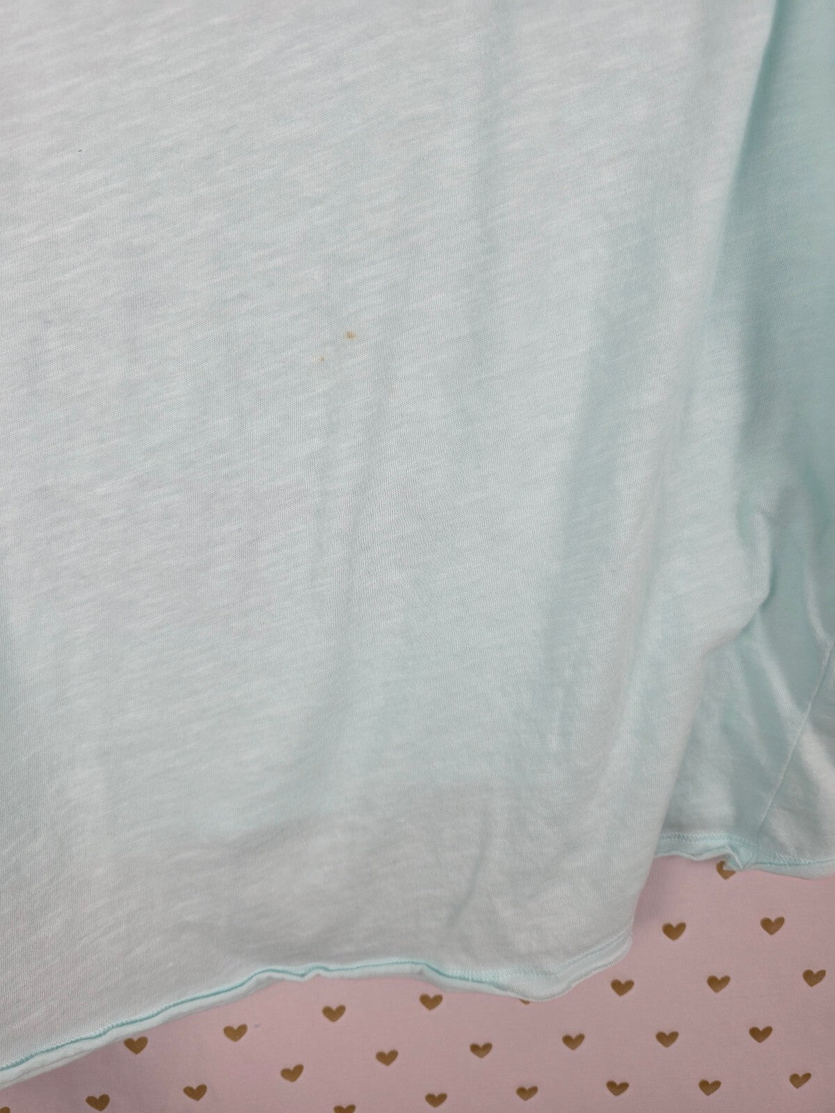 Victorias Secret PINK Bling gradient SKULL Tee shirt Halloween LARGE