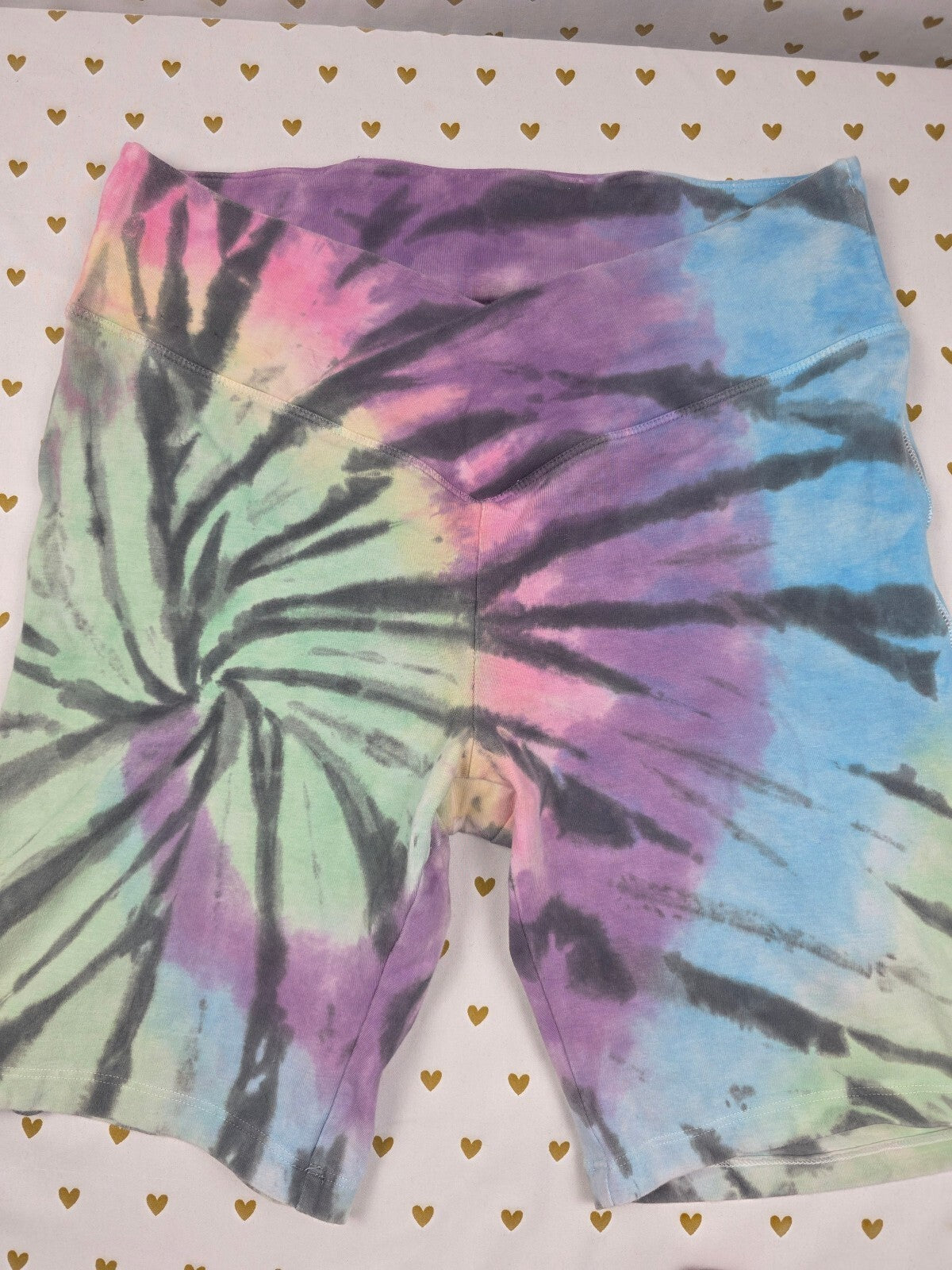 Victorias Secret PINK Long Tye Dye Bike Shorts XL