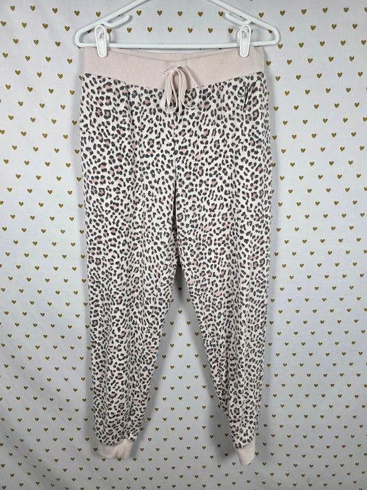 Victorias Secret Super Soft Leiopard Cheetah Sweats Sweatpants Joggers SMALL