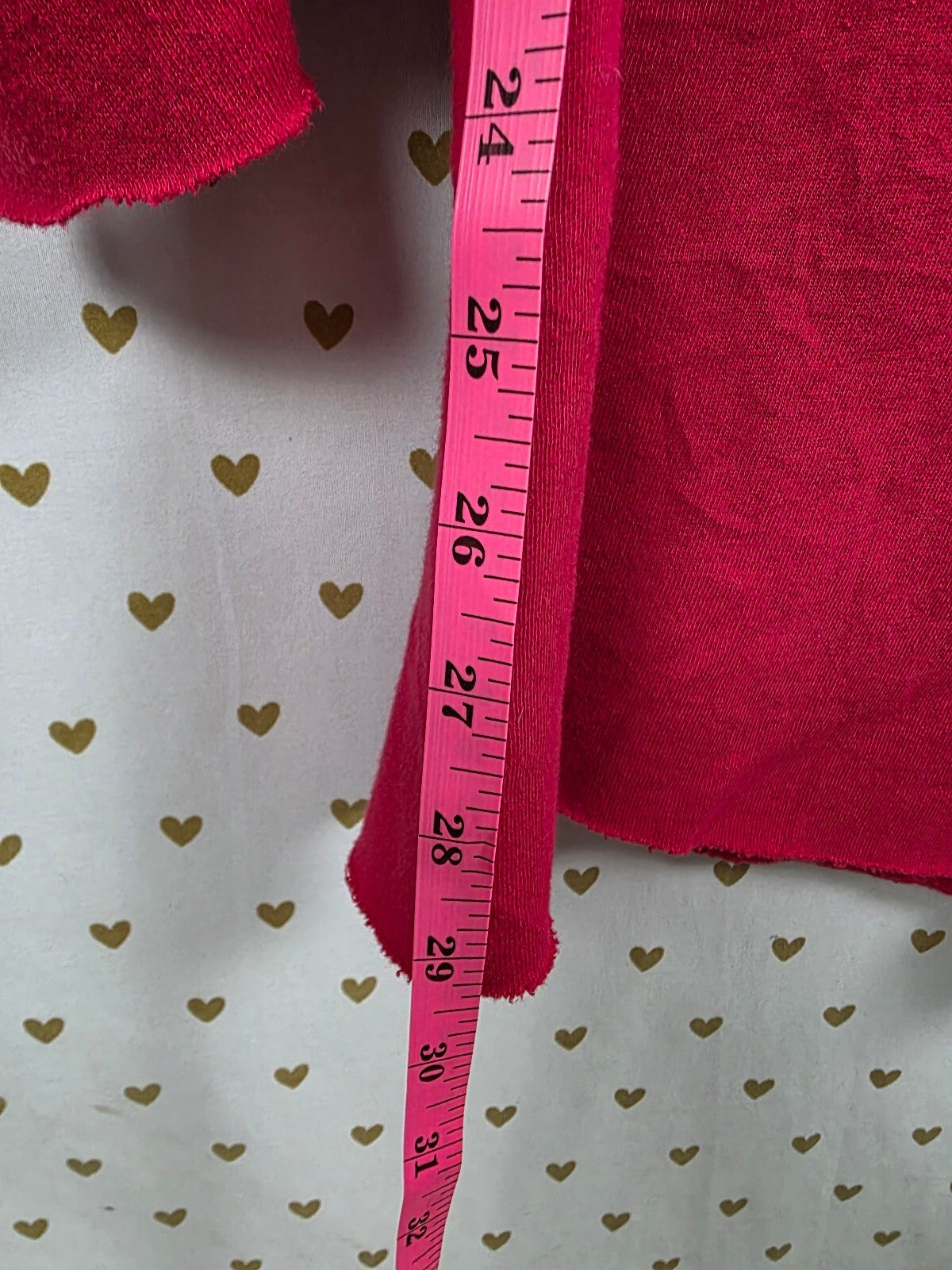 Victorias Secret PINK Red Gold Logo Flare Pocket Sweats 2XL XXL